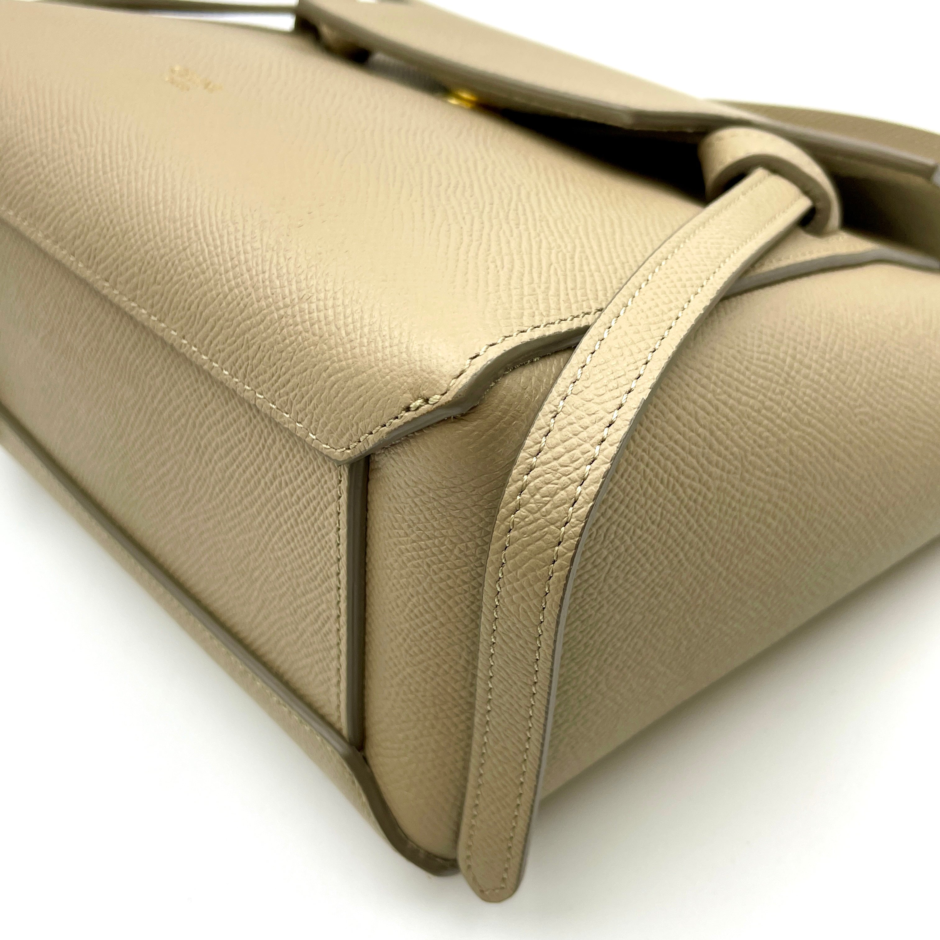CELINE_（セリーヌ）_189003ZVA.18LT_ベルトバッグ ナノ_ライトトープ_中古品