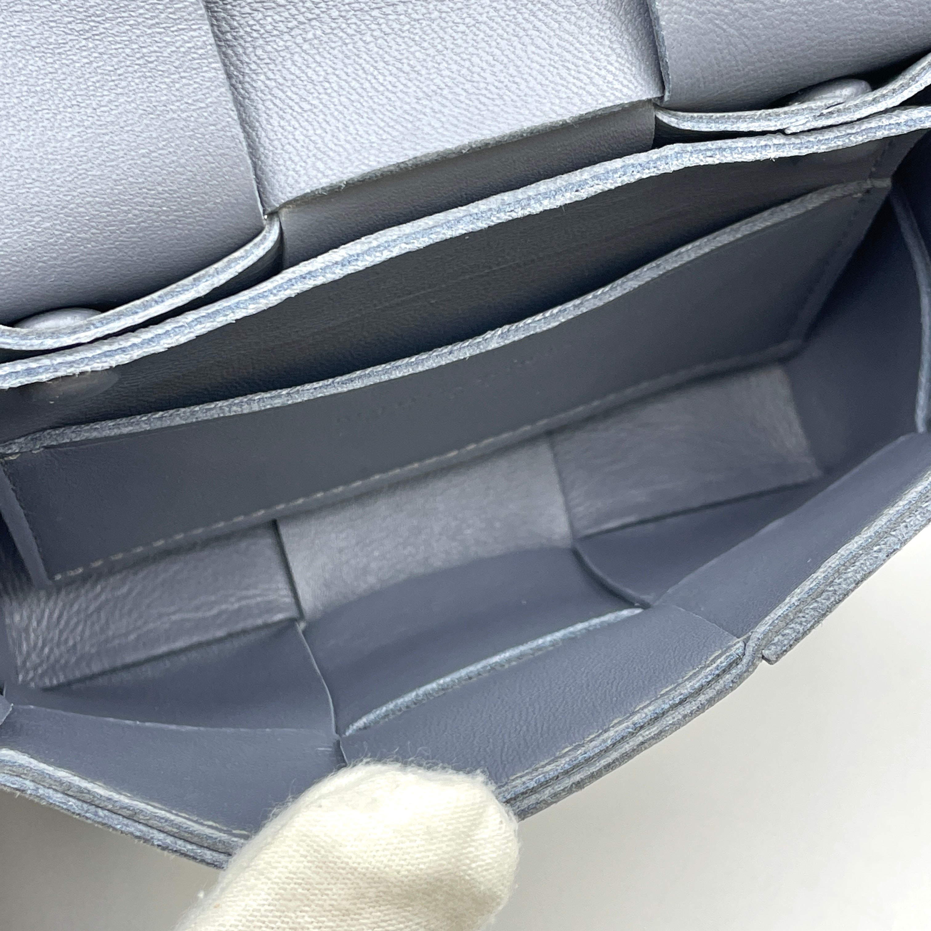 BOTTEGA VENETA_（ボッテガ ヴェネタ）_マキシイントレチャート_カセット キャンディ_ショルダーバッグ グレー_中古品