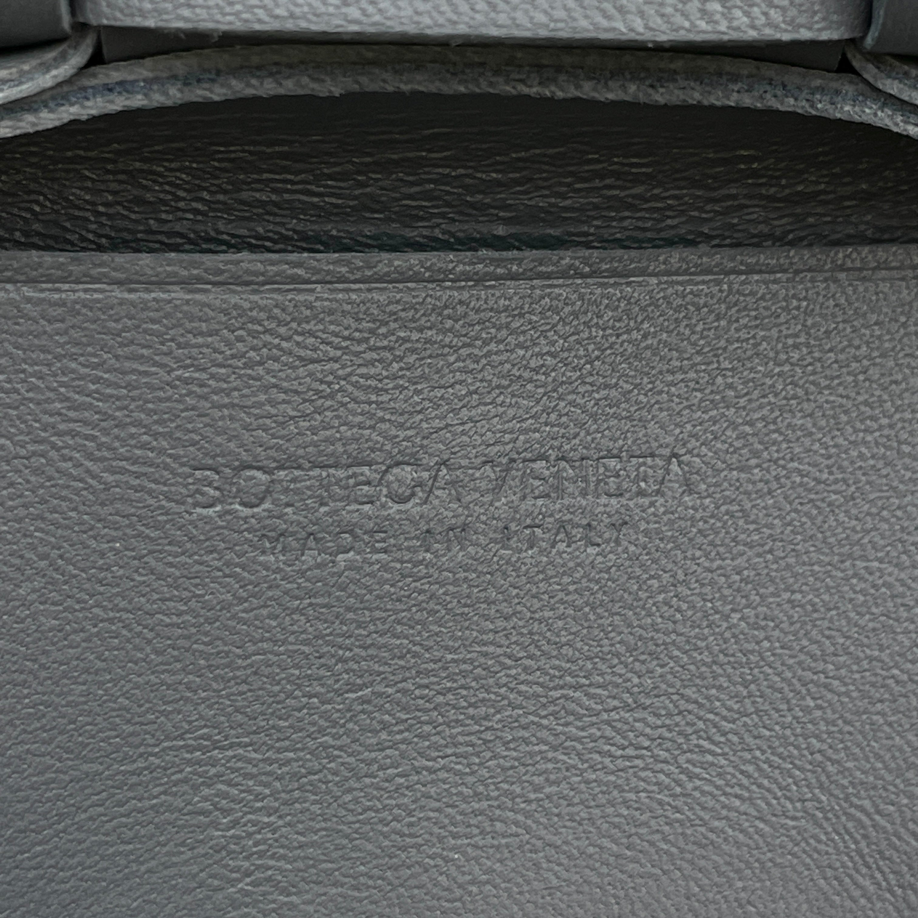 BOTTEGA VENETA_（ボッテガ ヴェネタ）_マキシイントレチャート_カセット キャンディ_ショルダーバッグ グレー_中古品