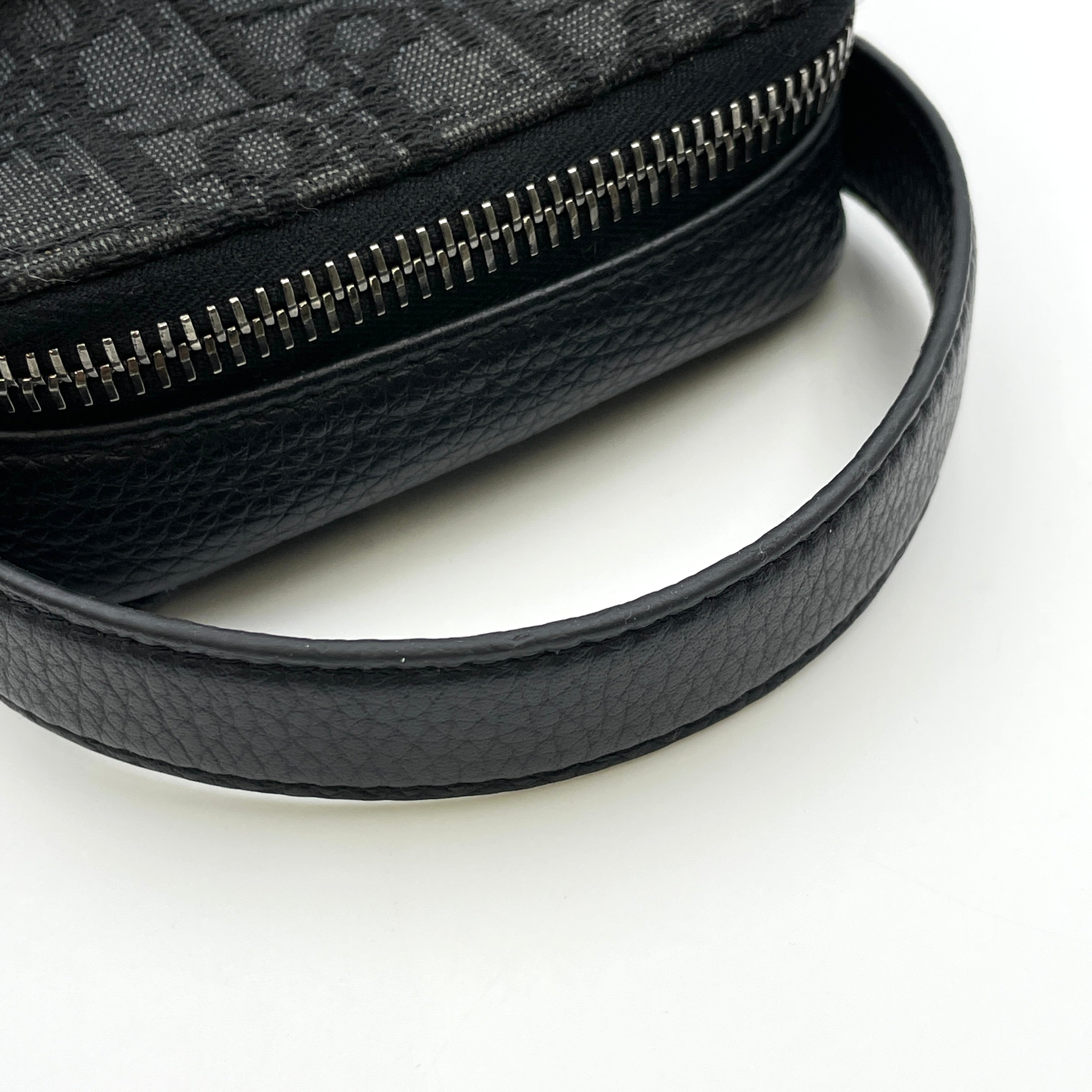 DIOR_（ディオール）_ライダー マイクロポーチ_オブリーク ジャガード_2OBCA326YSE_中古品