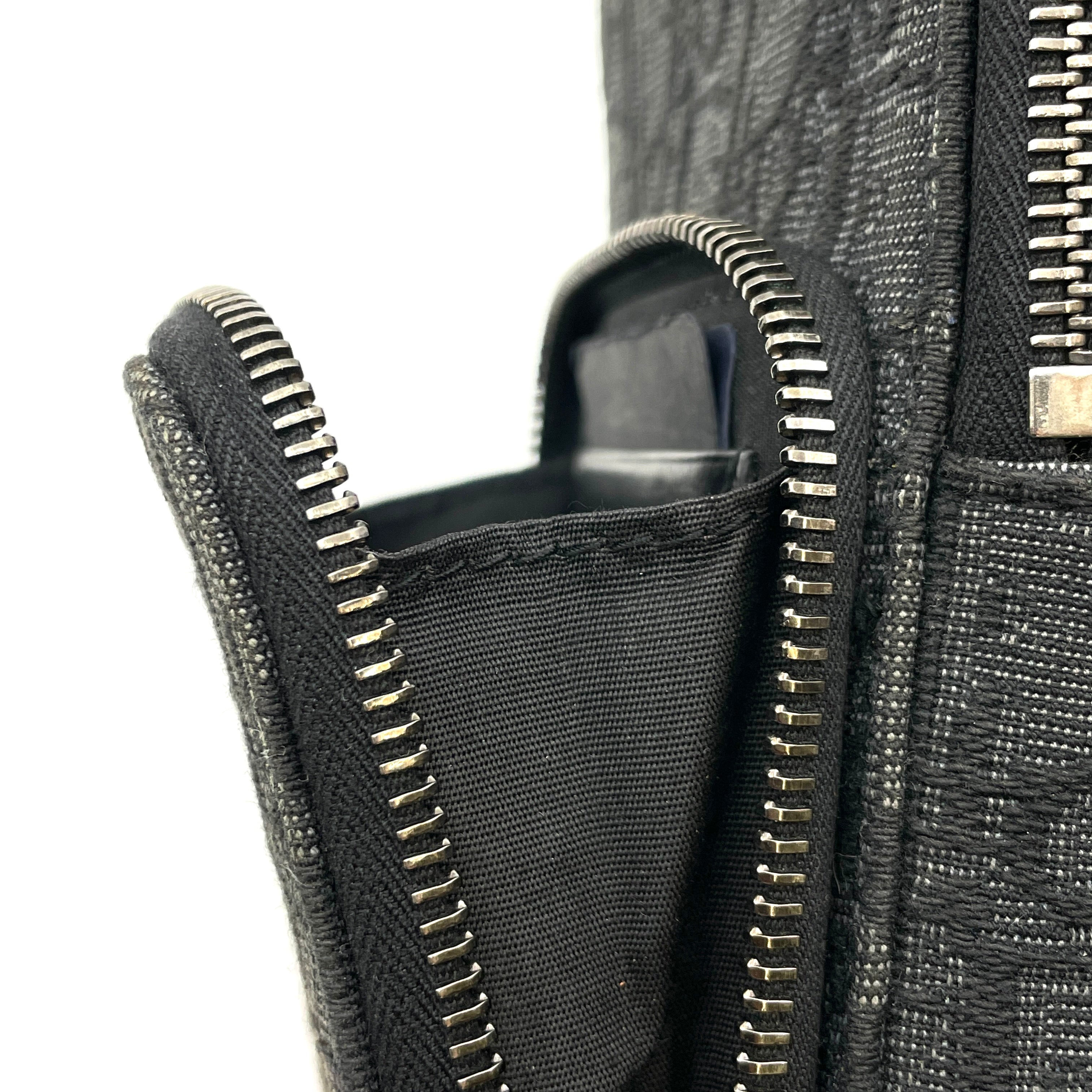 DIOR_（ディオール）_ライダー マイクロポーチ_オブリーク ジャガード_2OBCA326YSE_中古品