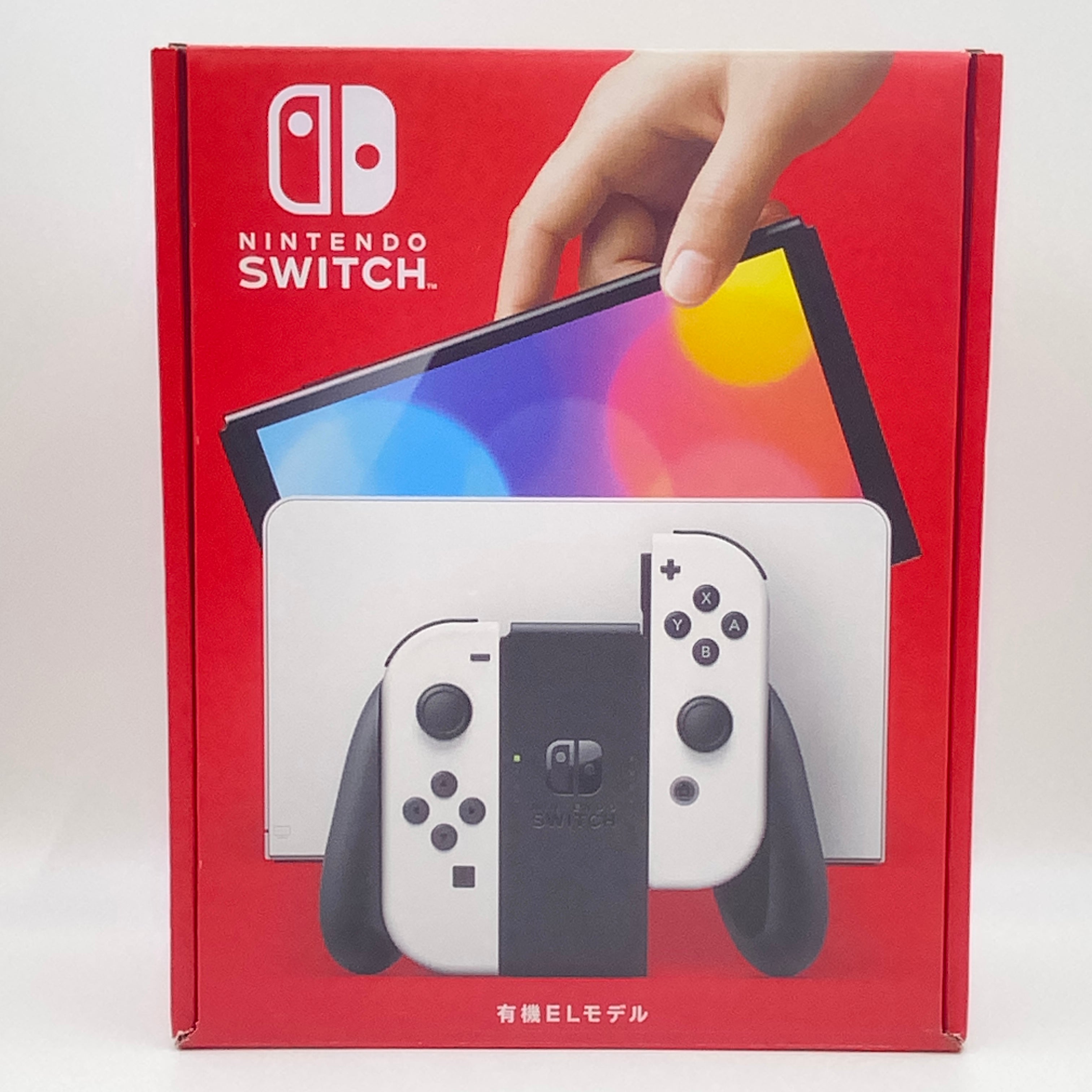 送料無料】 Nintendo Switch ニンテンドースイッチ本体 新型 有機ELモデル ホワイト HEG-S-KAAAA中古品