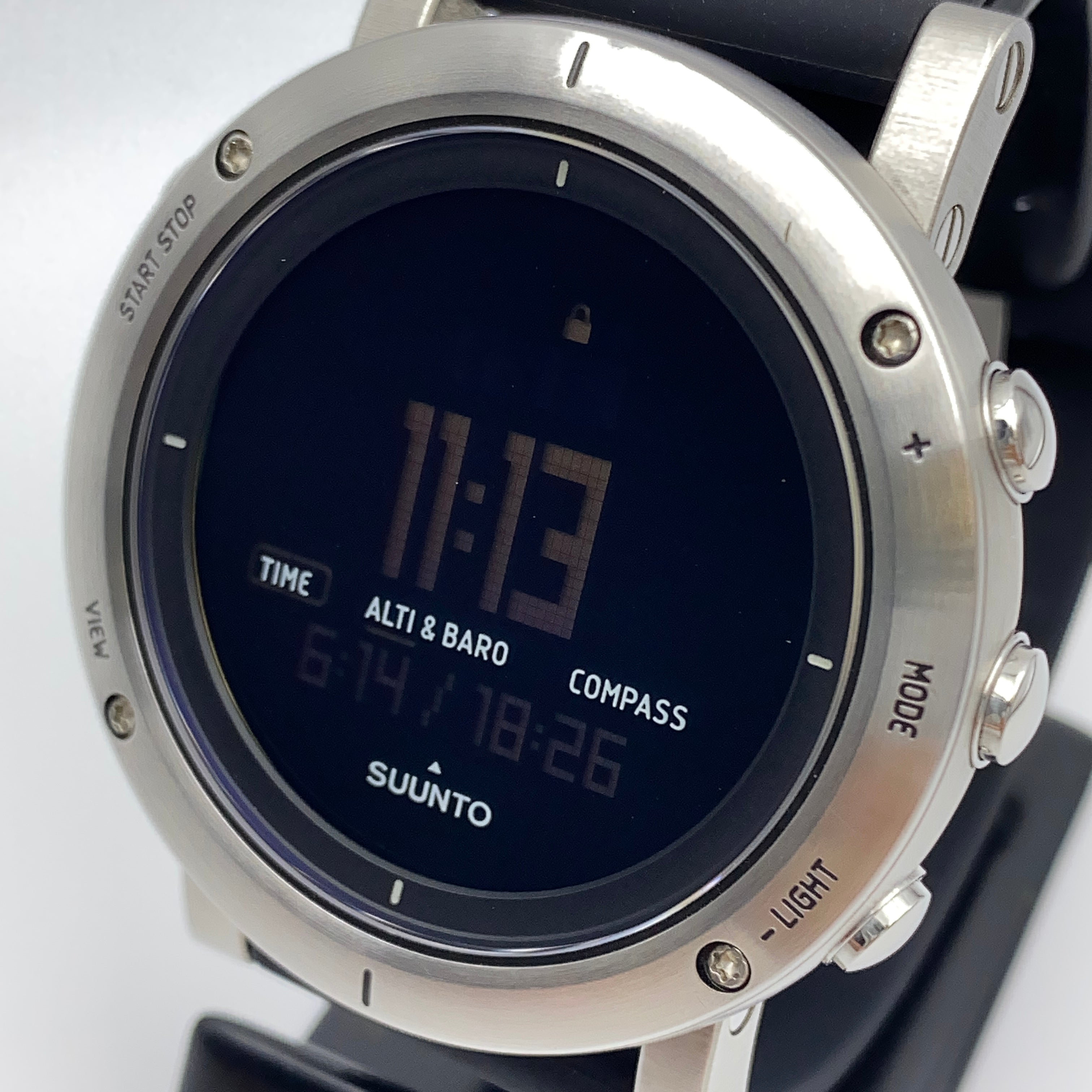 【送料無料】_ SUUNTO_（スント）_CORE Brushed Steel _SS020339000_中古品