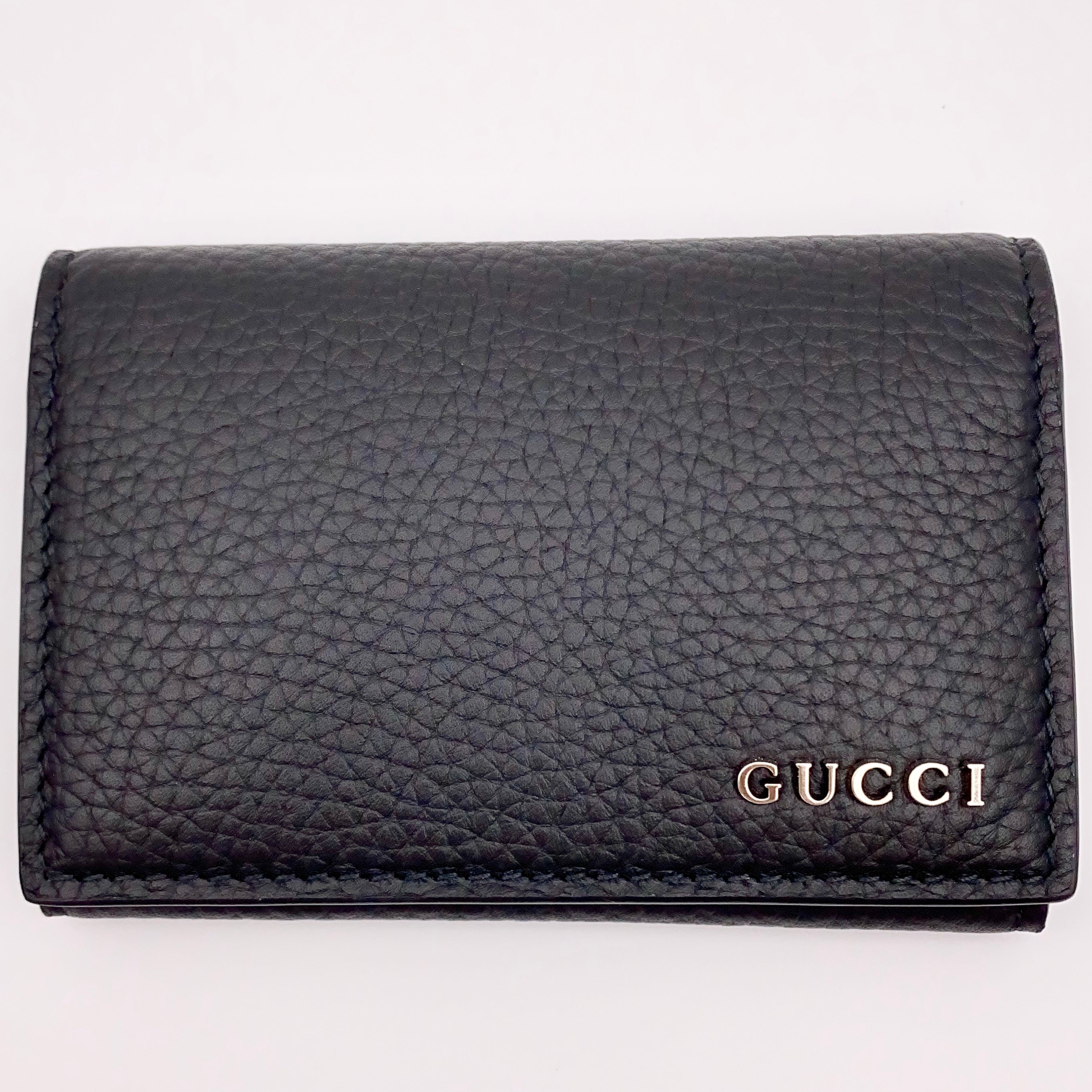 【送料無料】_ GUCCI _（グッチ）_ロゴ カードケース_771152AABXM 1000_中古品