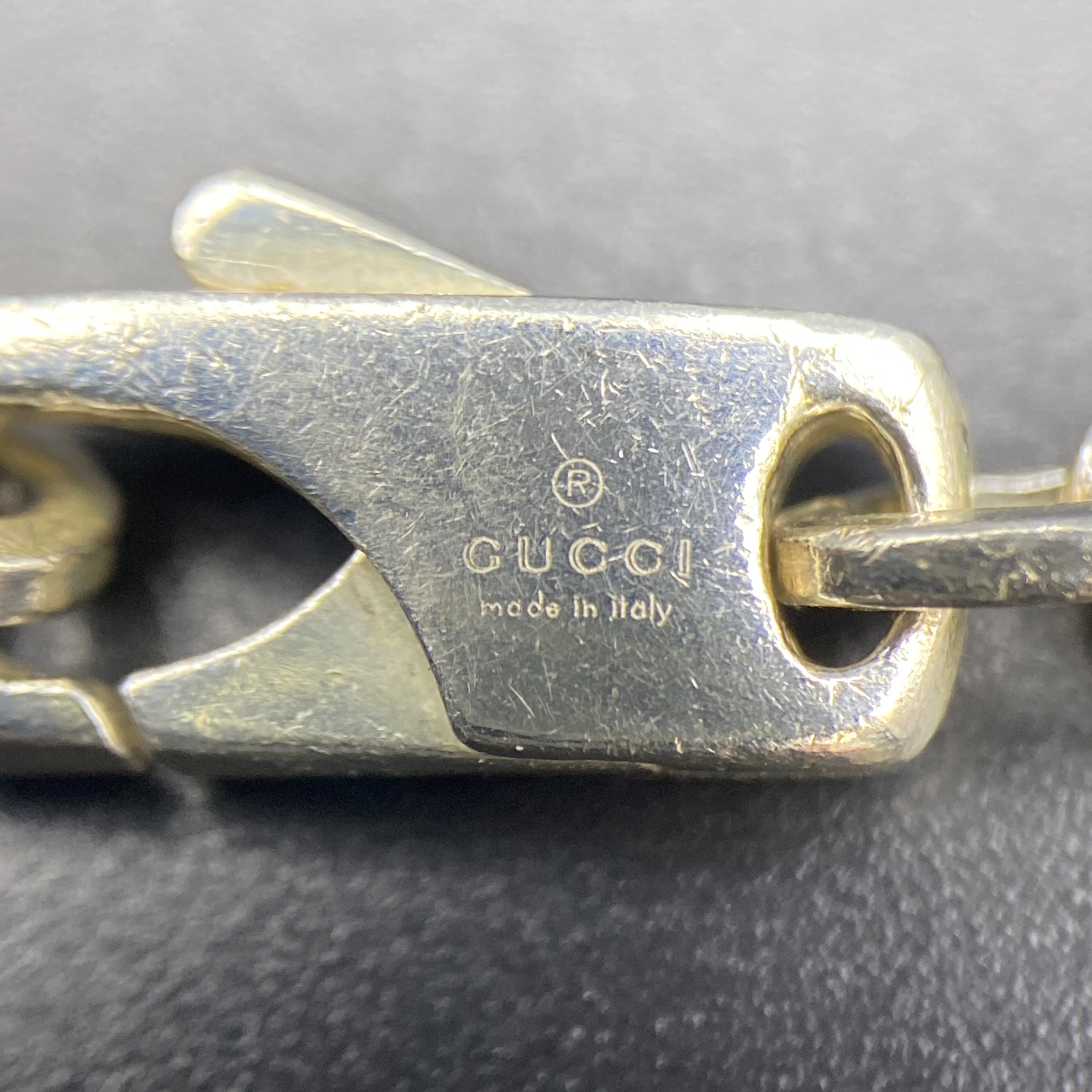 【送料無料】_ GUCCI_（グッチ）_Gリングペンダント _SV925 _中古品