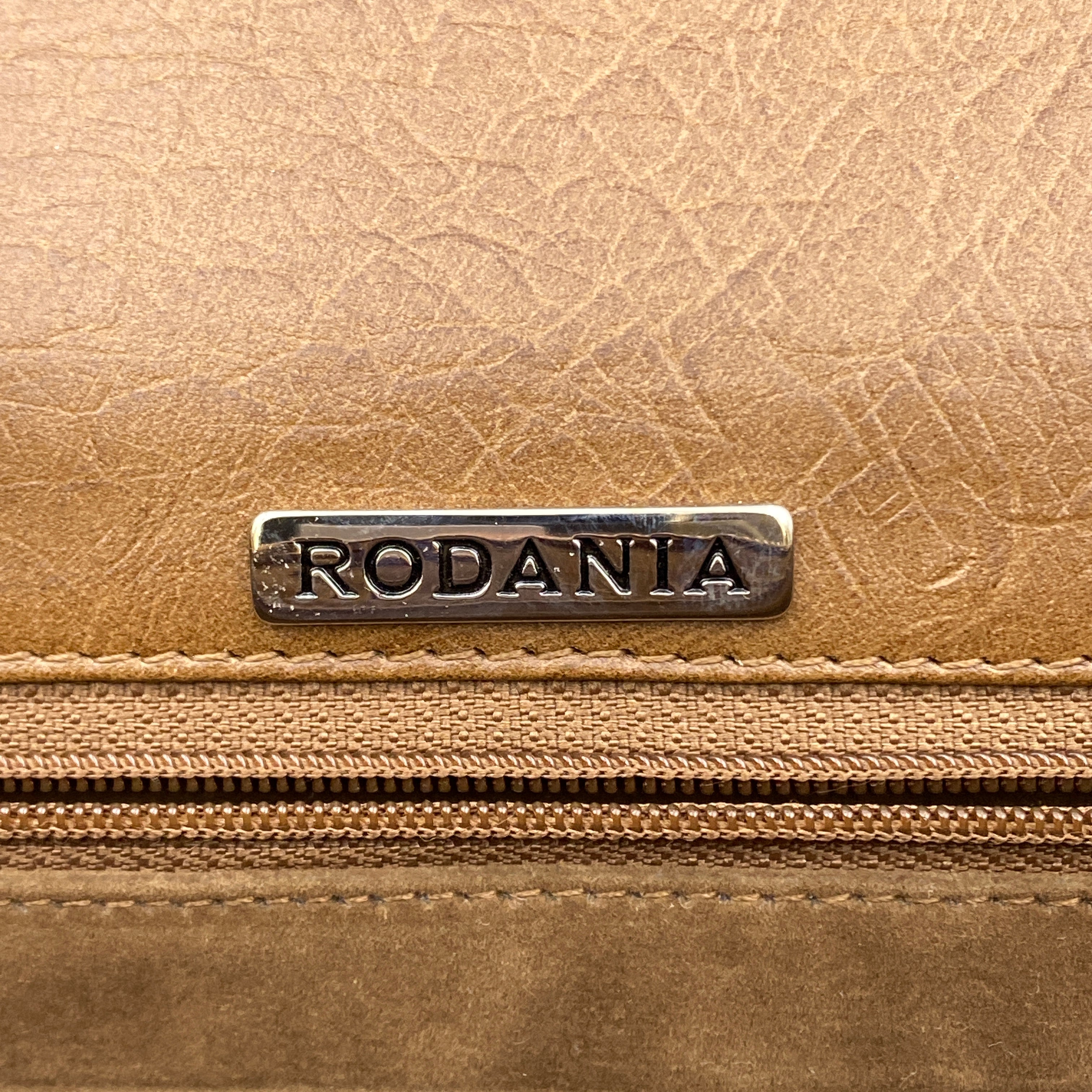 【送料無料】_ RODANIA_（ロダニア）_オーストリッチ_ セカンドバッグ _中古品