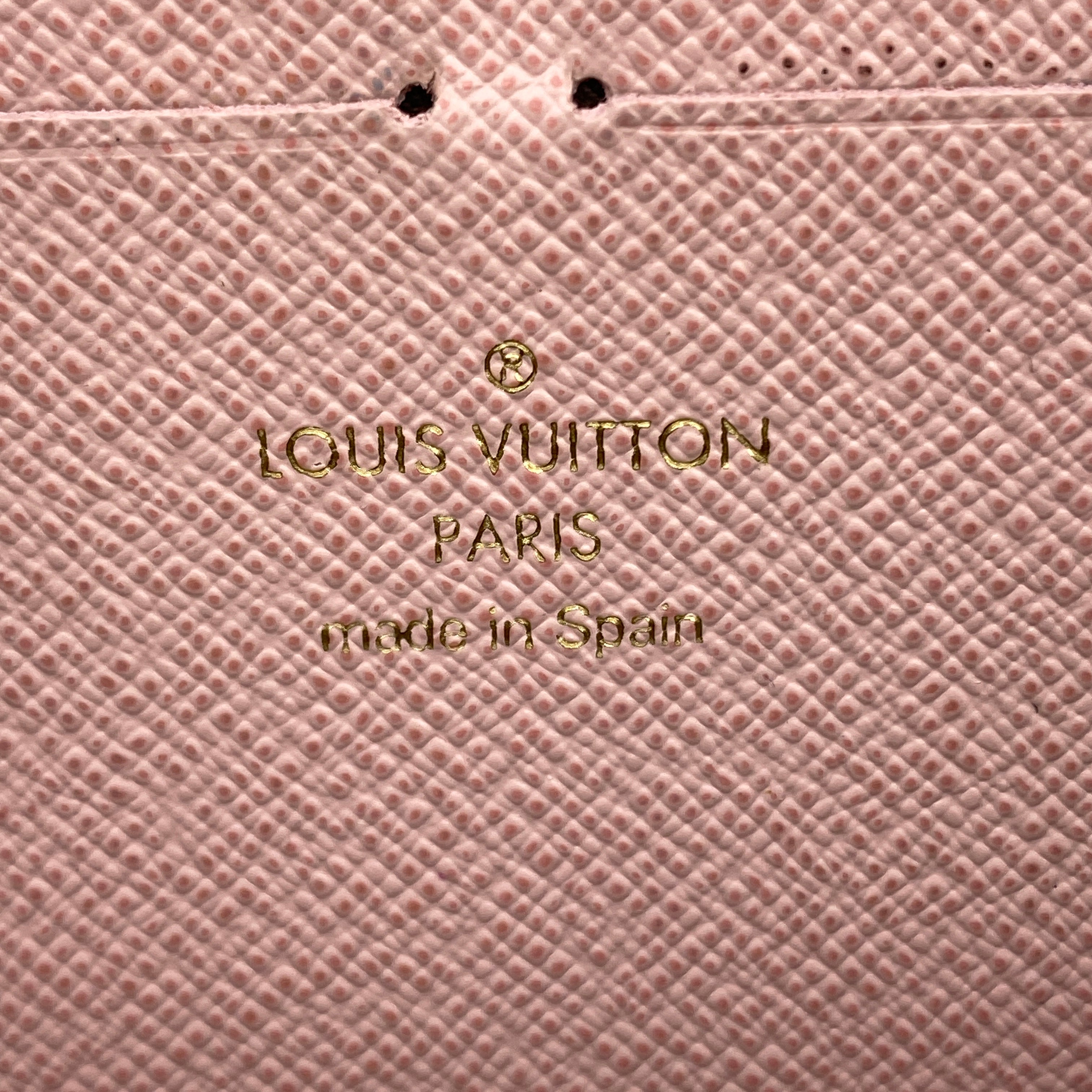 【送料無料】_ LOUIS VUITTON_（ルイヴィトン）_ポルトフォイユ･クレマンス _ローズバレリーヌ M61298 _中古品