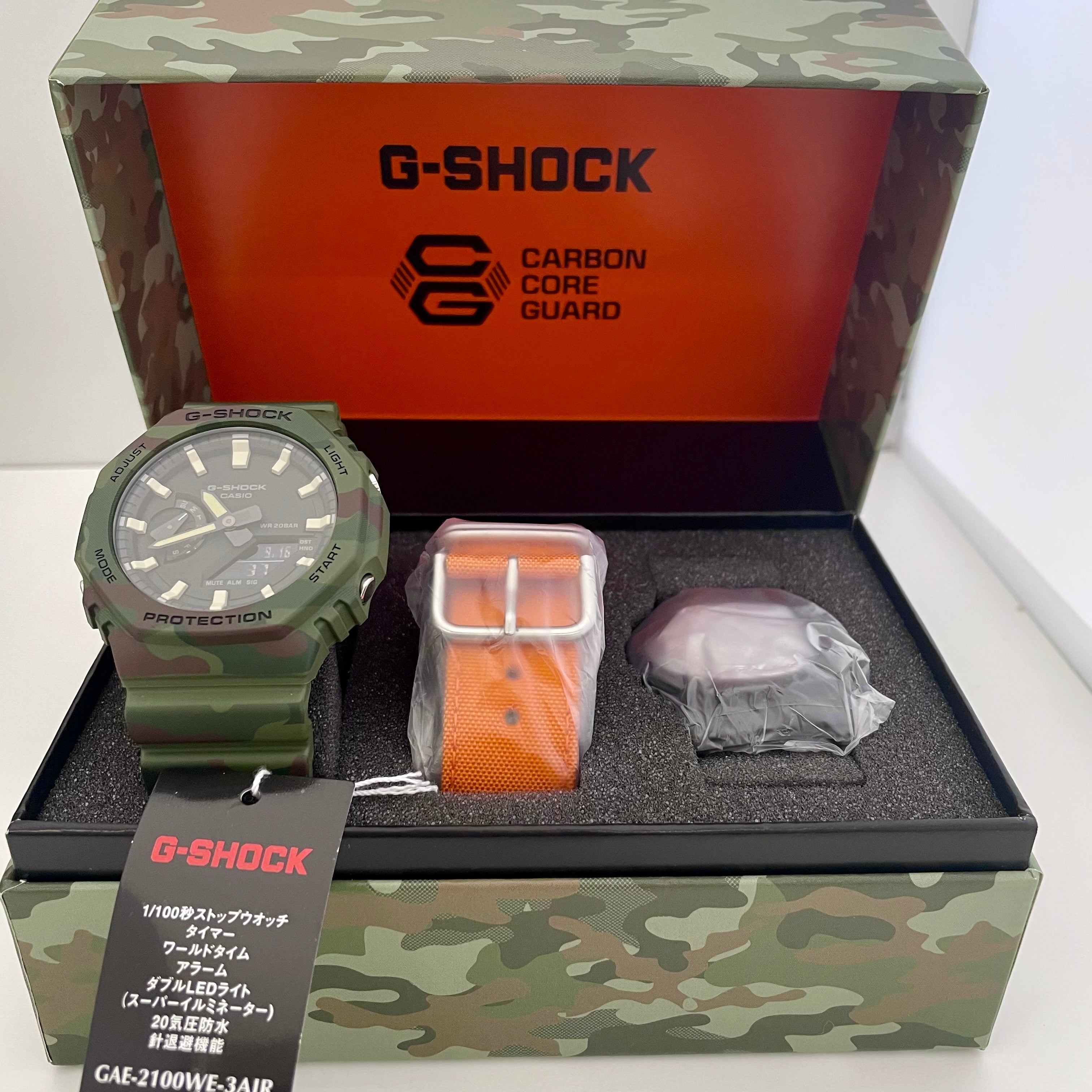 【送料無料】_ CASIO_（カシオ）_ G-SHOCK 2100 Series_ GAE-2100WE-3AJR_未使用品