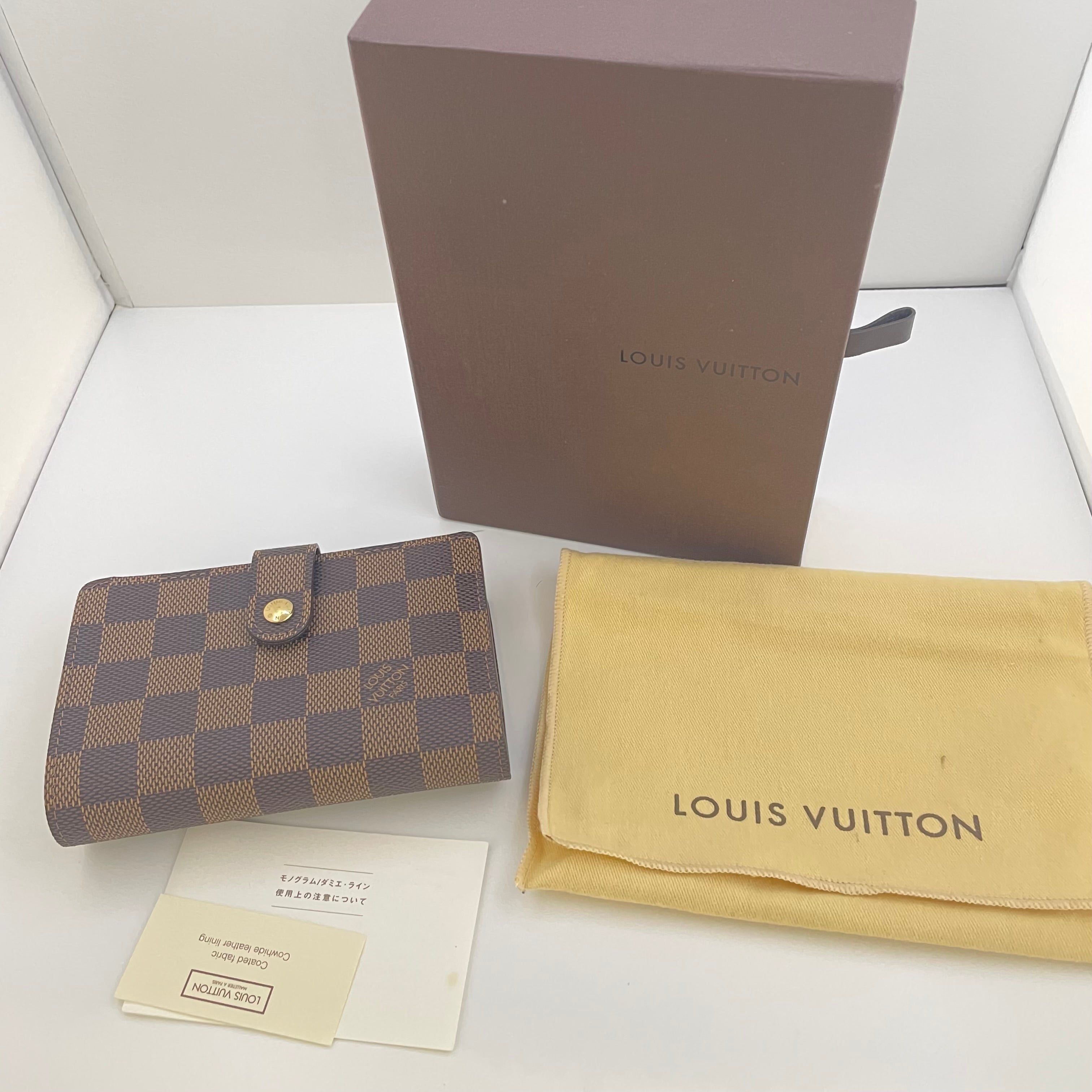 【送料無料】_ LOUIS VUITTON_（ルイヴィトン）_ダミエ ポルトフォイユ ヴィエノワ_N61674_中古品