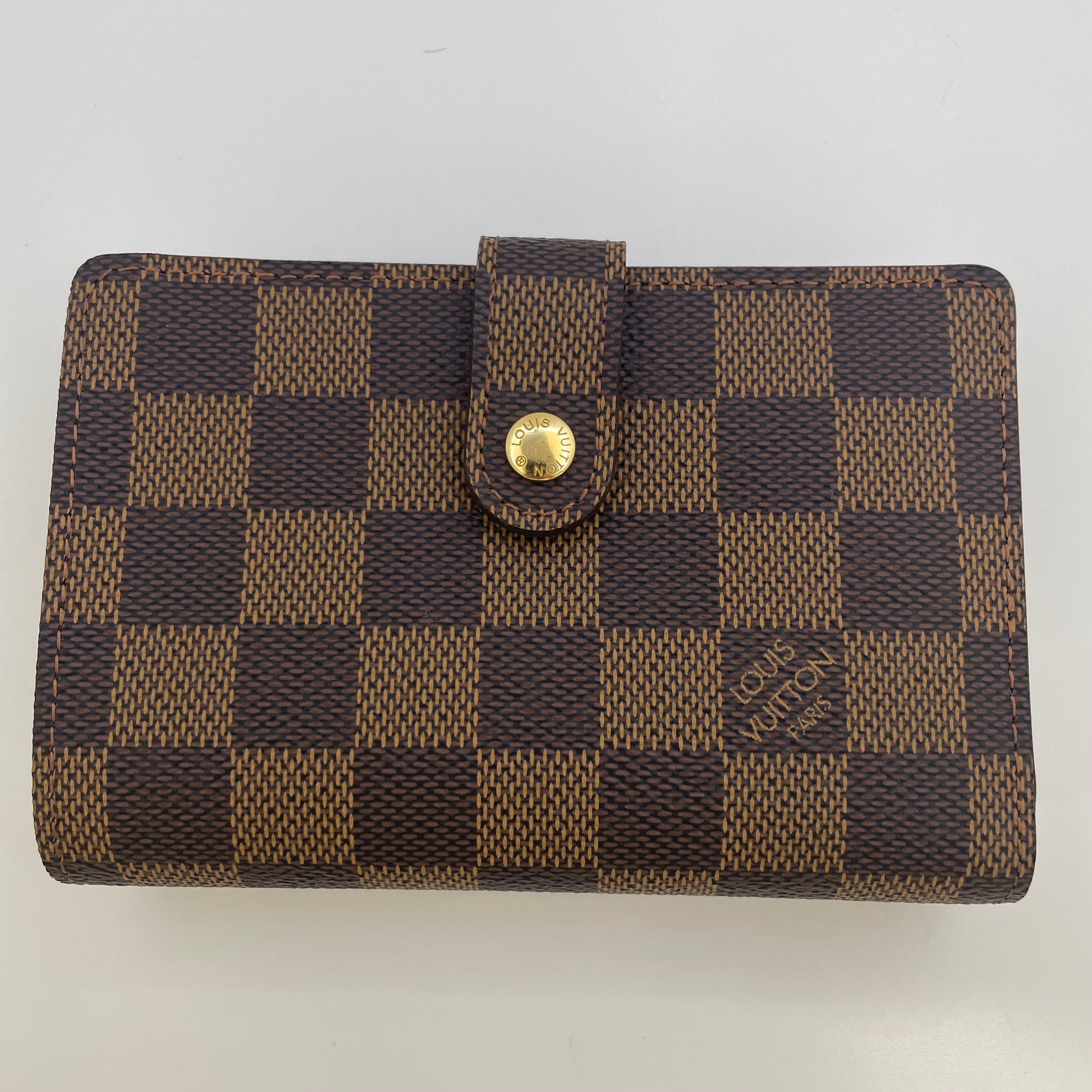 送料無料】LOUIS VUITTON（ルイヴィトン）ダミエ ポルトフォイユ ヴィエノワN61674中古品