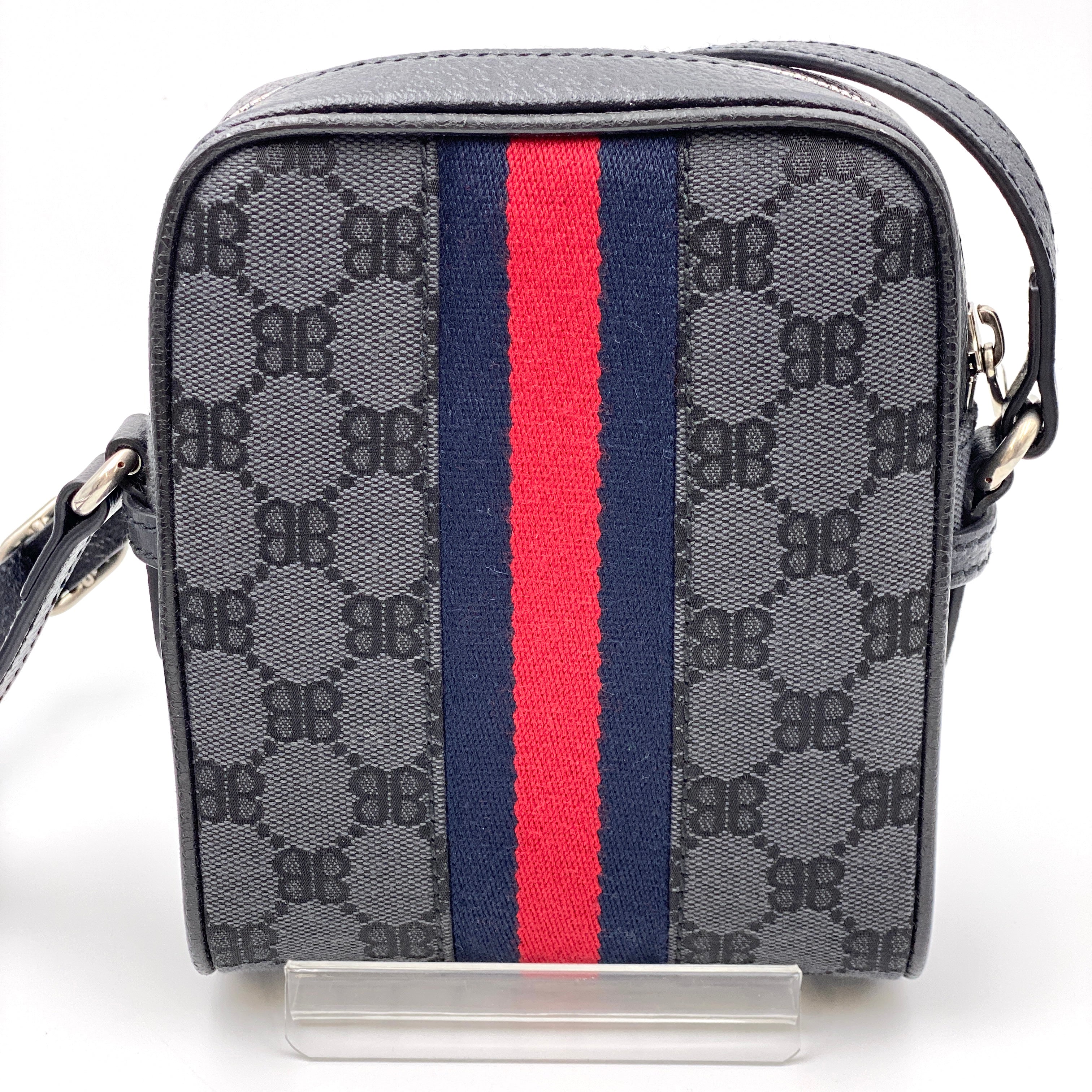 【送料無料】_  BALENCIAGA × GUCCI_（バレンシアガ x グッチ）_ハッカー プロジェクト _ショルダーバッグ 680129_ 中古品