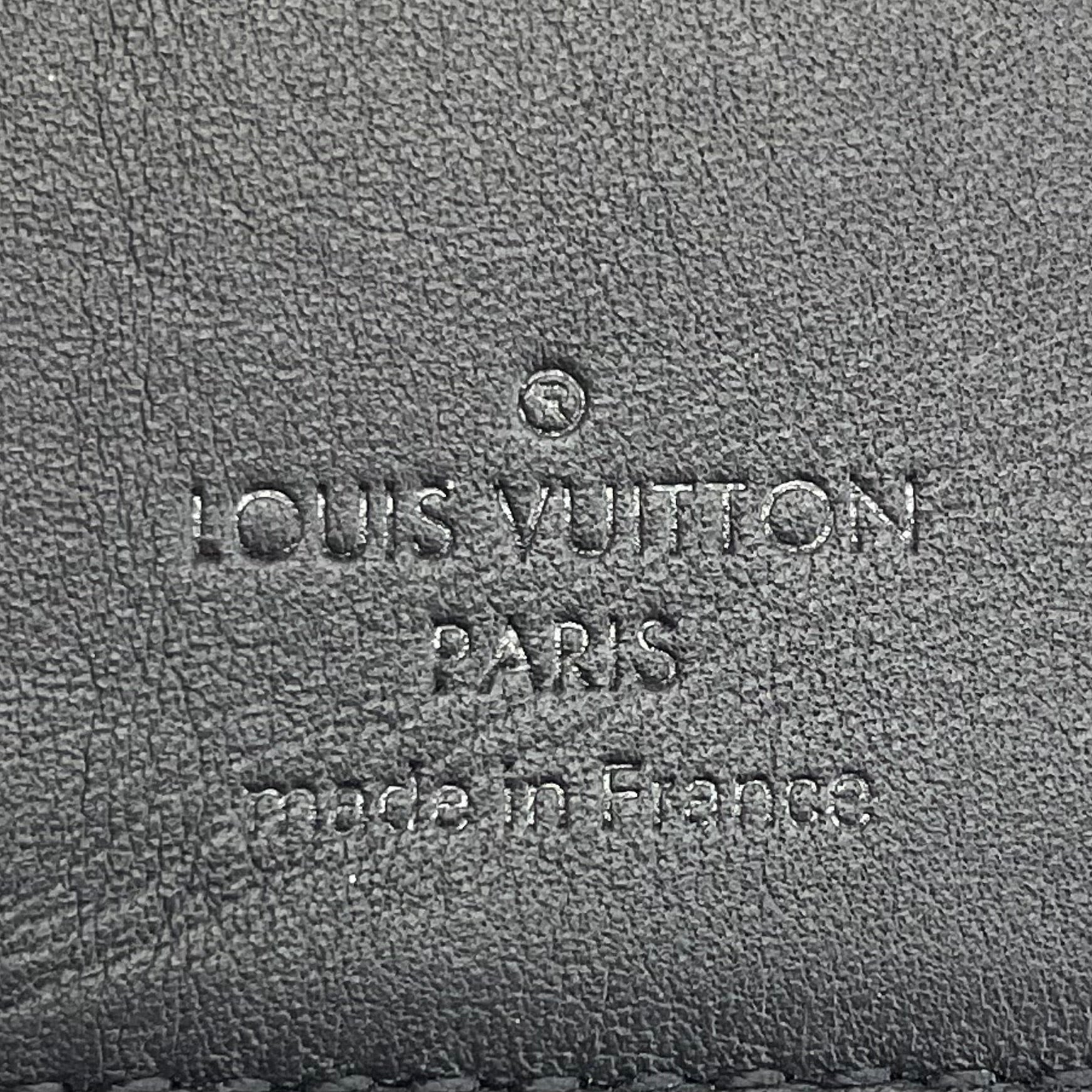 【送料無料】_ LOUIS  VUITTON_（ルイヴィトン）_ダミエアンフィニ ポルトフォイユ ブラザ _ 長財布 ネオン ブルー _N60081_ 中古品