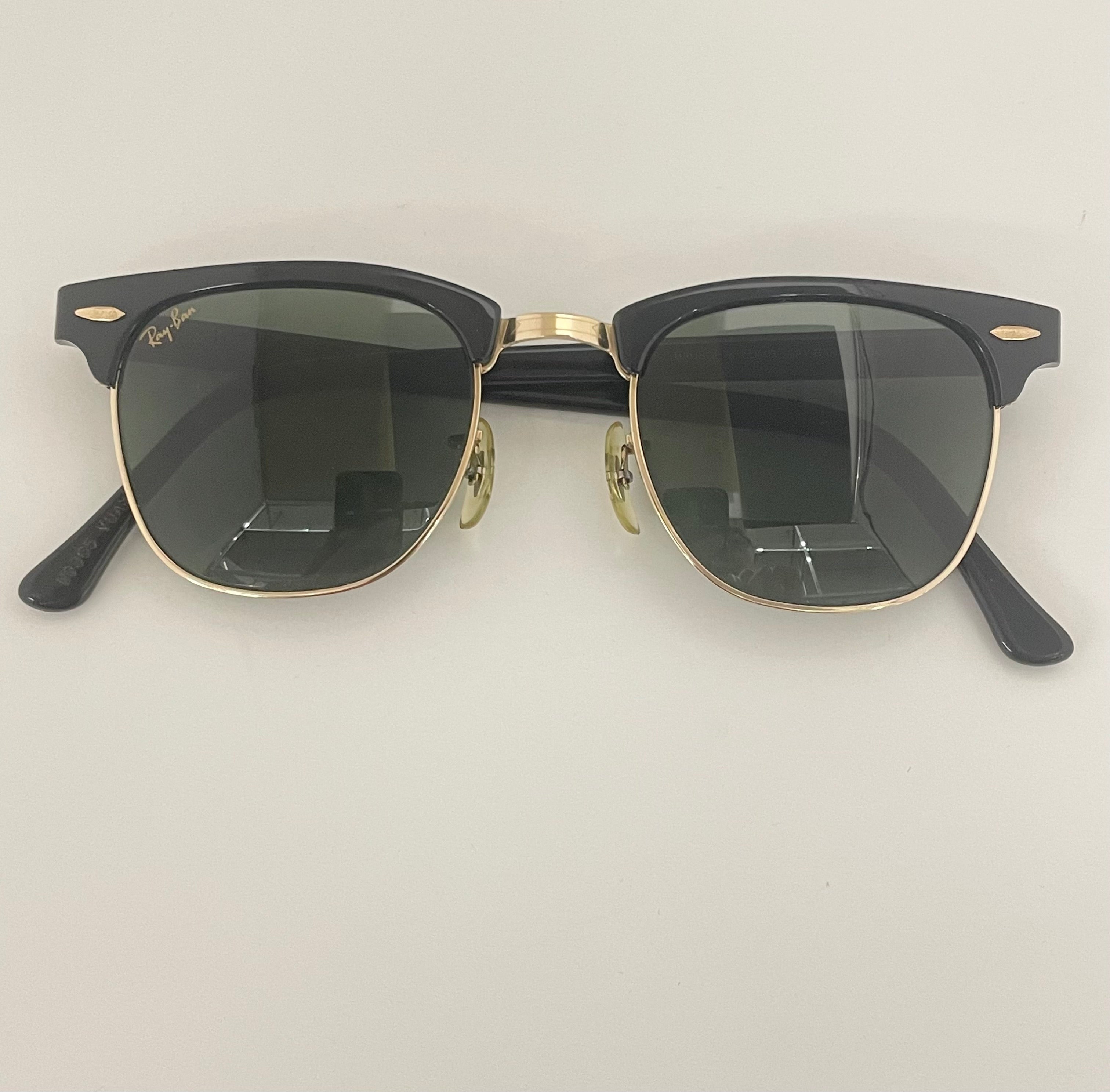 【送料無料】_ Ray−Ban _（レイバン）_ サングラス USA／B&L_ クラブマスターW0365_ 中古品