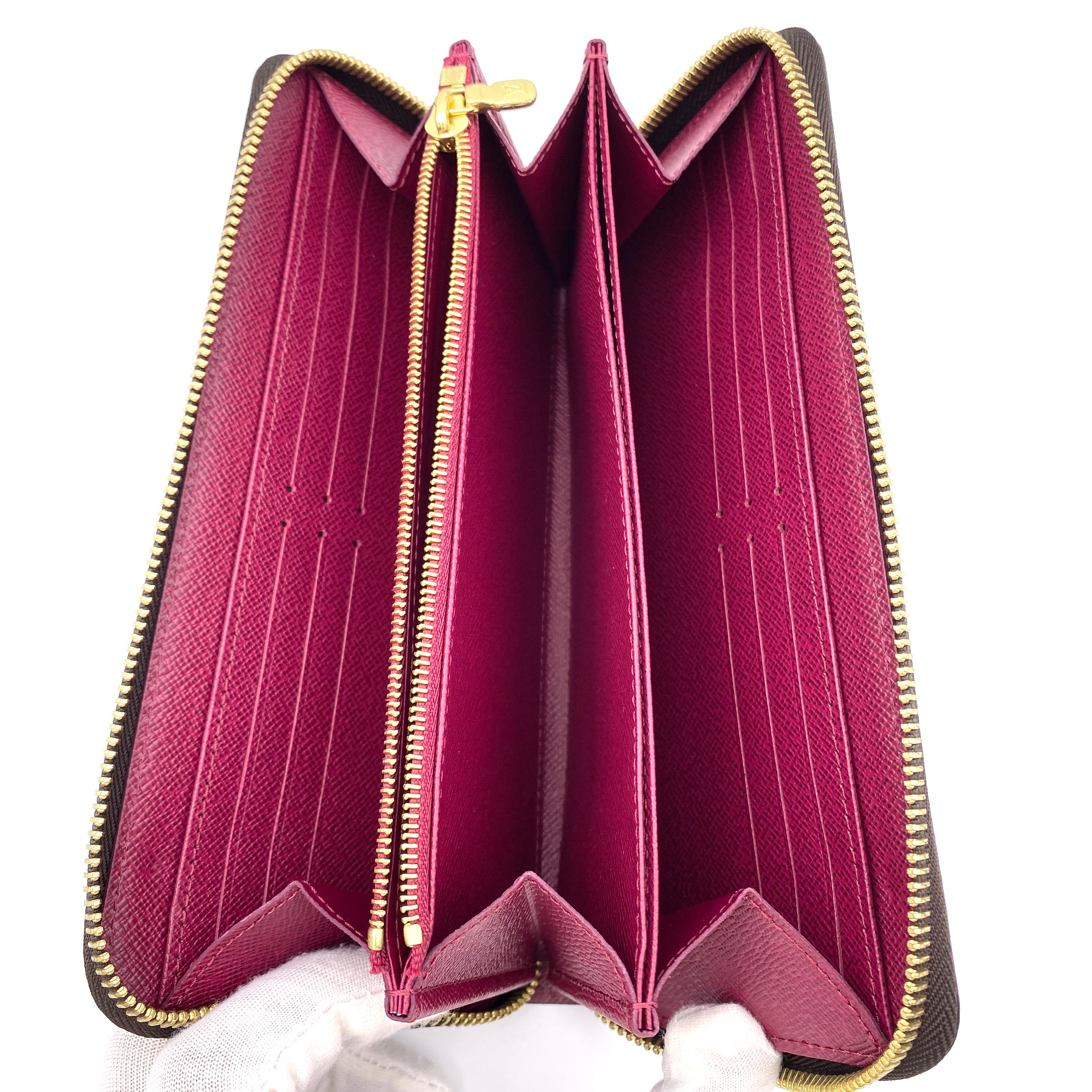 【送料無料】_ LOUIS  VUITTON_（ルイヴィトン）_ジッピー･ウォレット_ フューシャM41895_ 未使用品