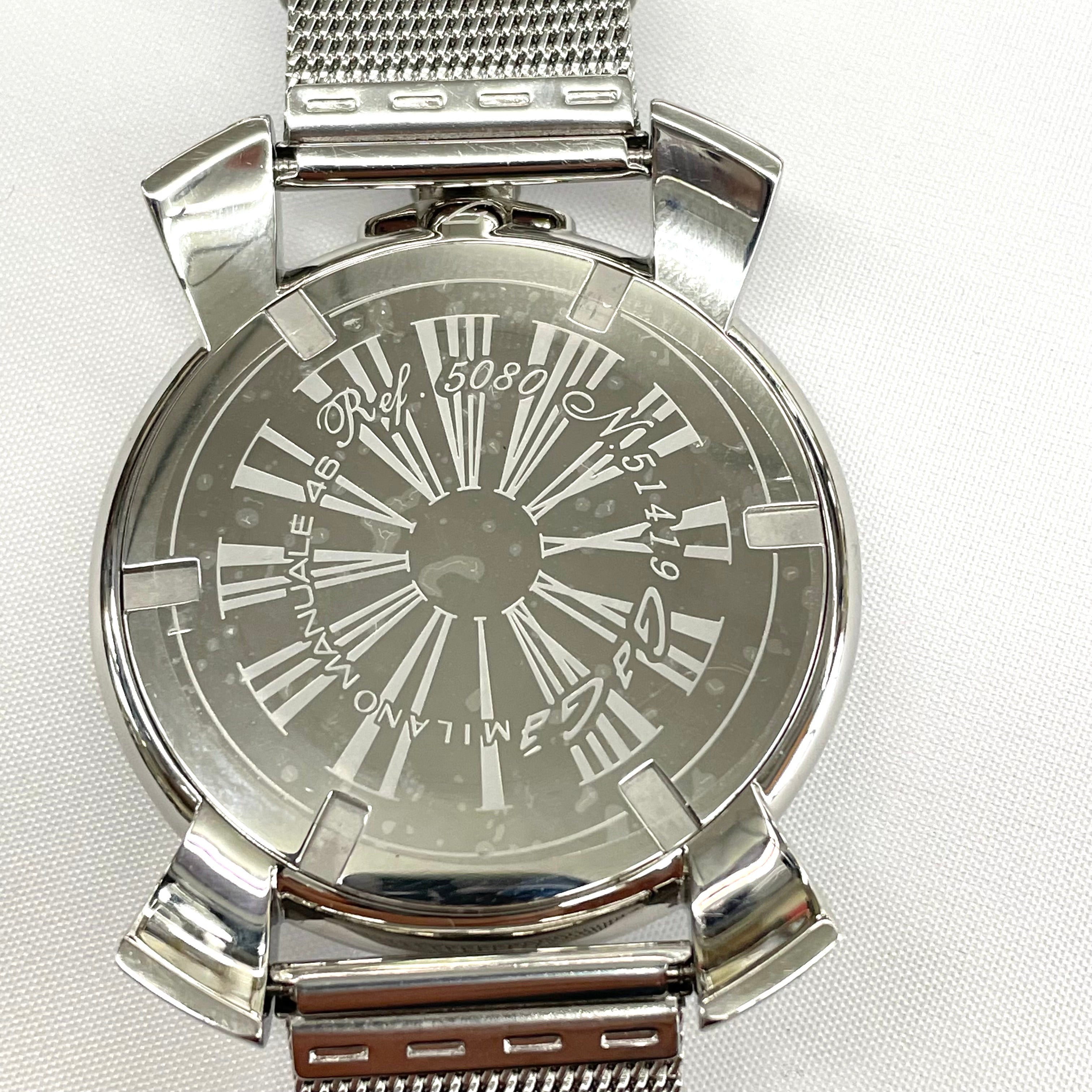 【送料無料】_ GaGa MILANO_（ガガミラノ）_SLIM46MM  Ref5080.3_中古品