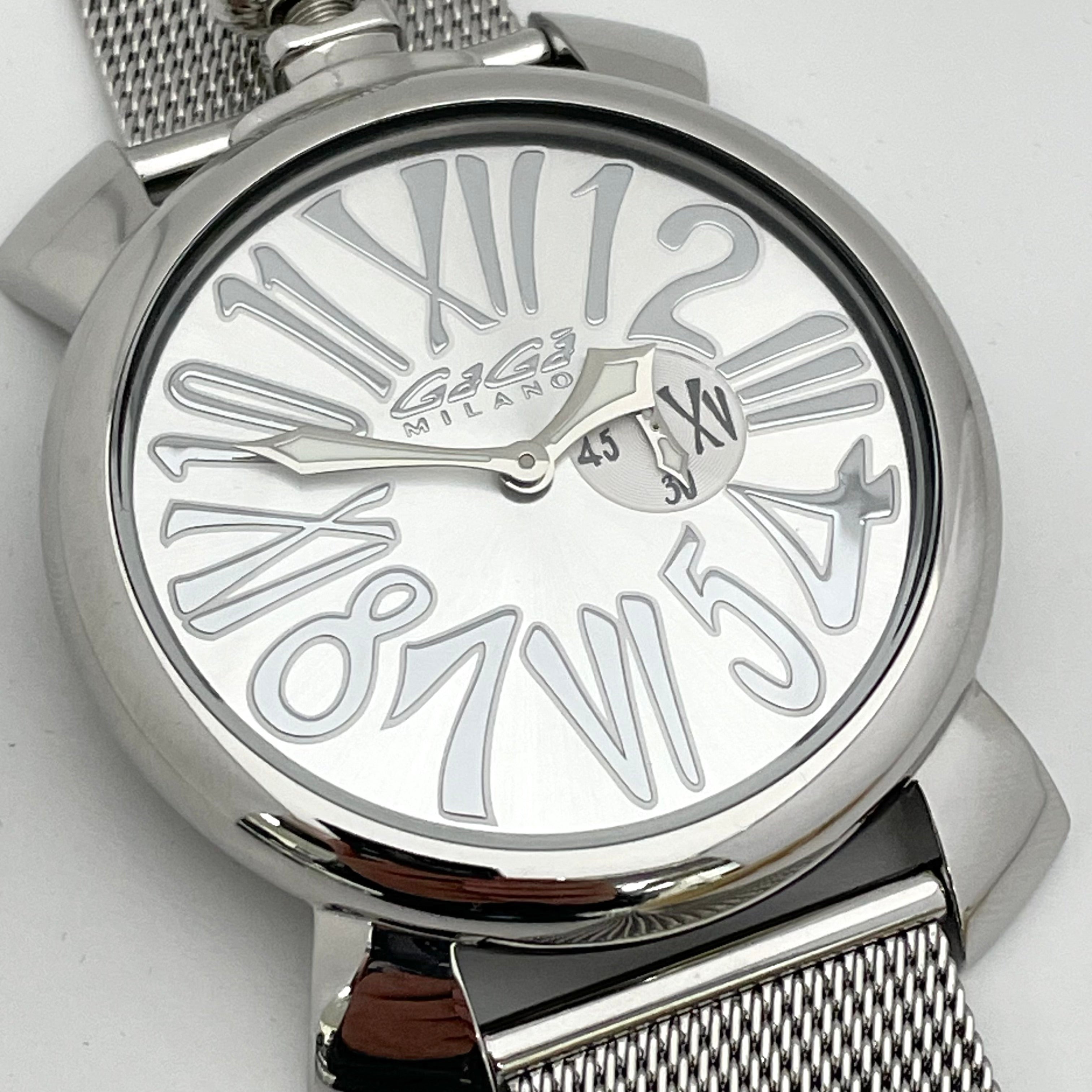 【送料無料】_ GaGa MILANO_（ガガミラノ）_SLIM46MM  Ref5080.3_中古品