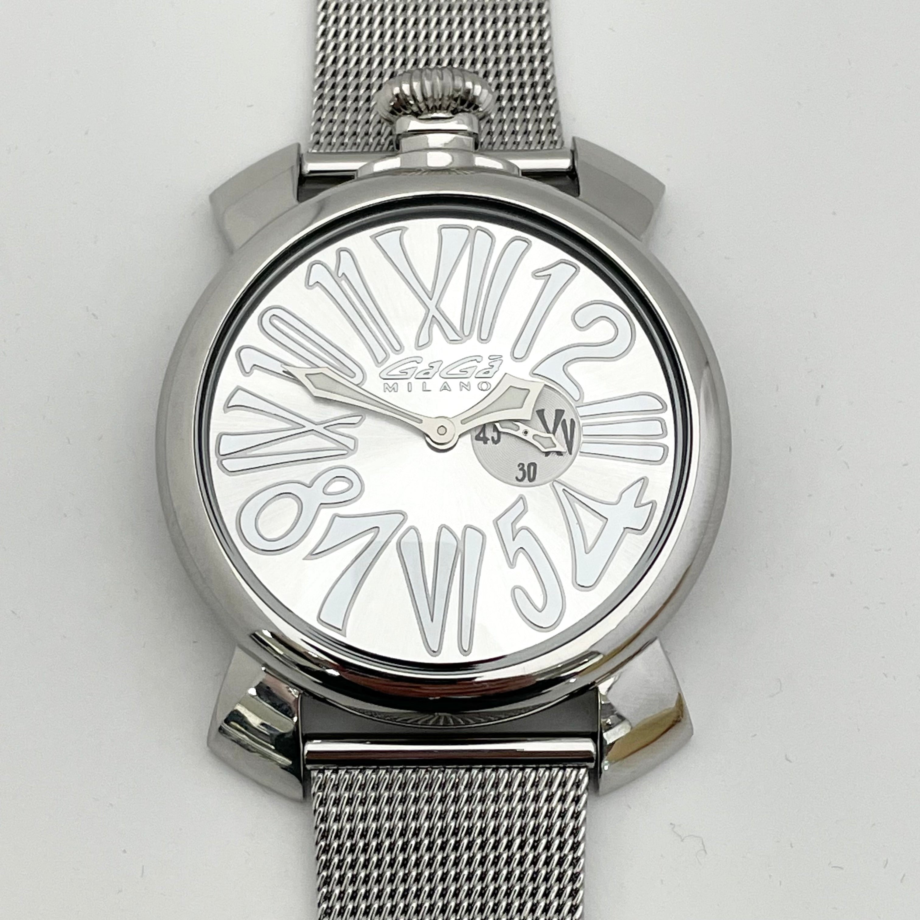 【送料無料】_ GaGa MILANO_（ガガミラノ）_SLIM46MM  Ref5080.3_中古品