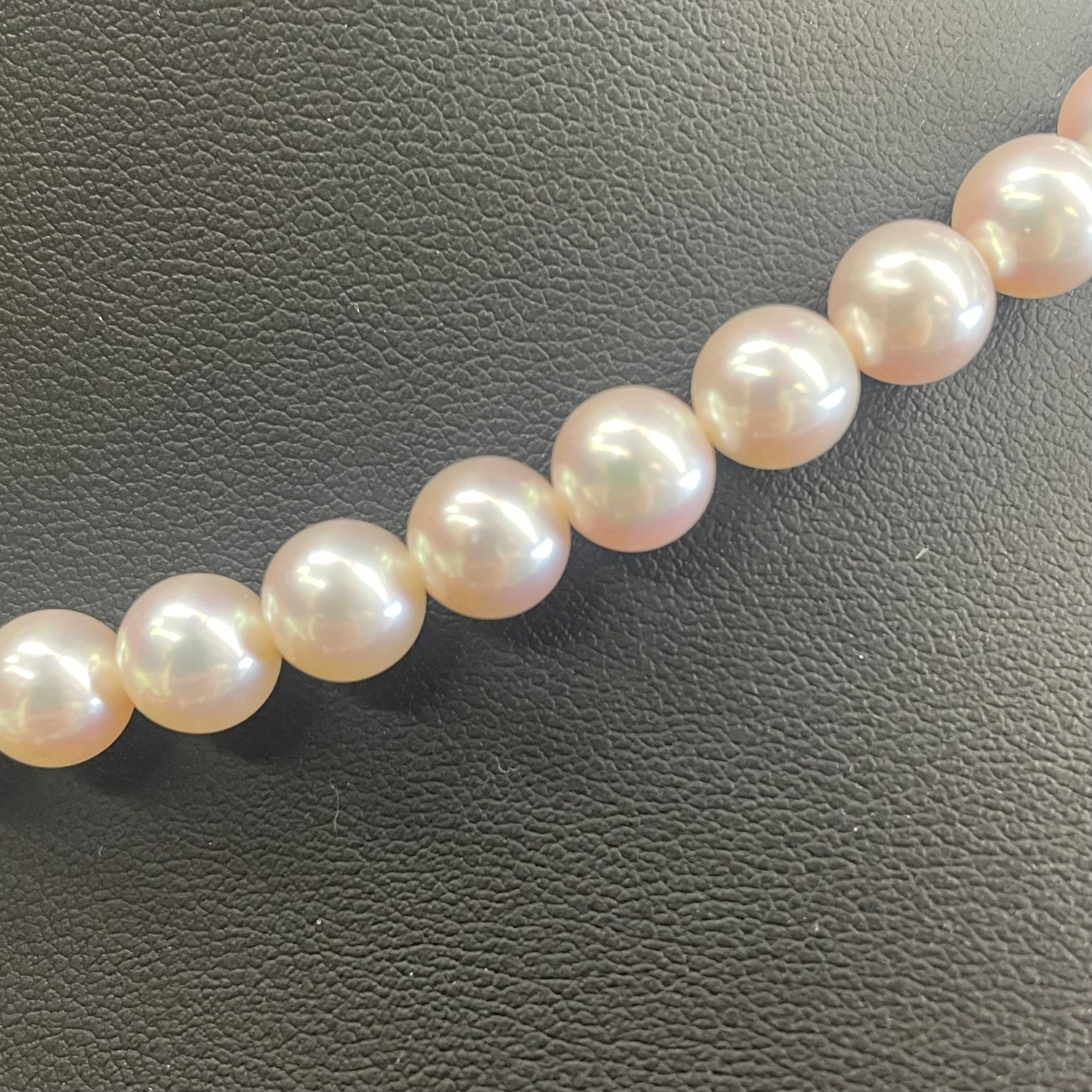 【送料無料】_ MIKIMOTO_（ミキモト）_パールネックレス　_7.5〜8.0㎜／43cm／留金SV  _中古品