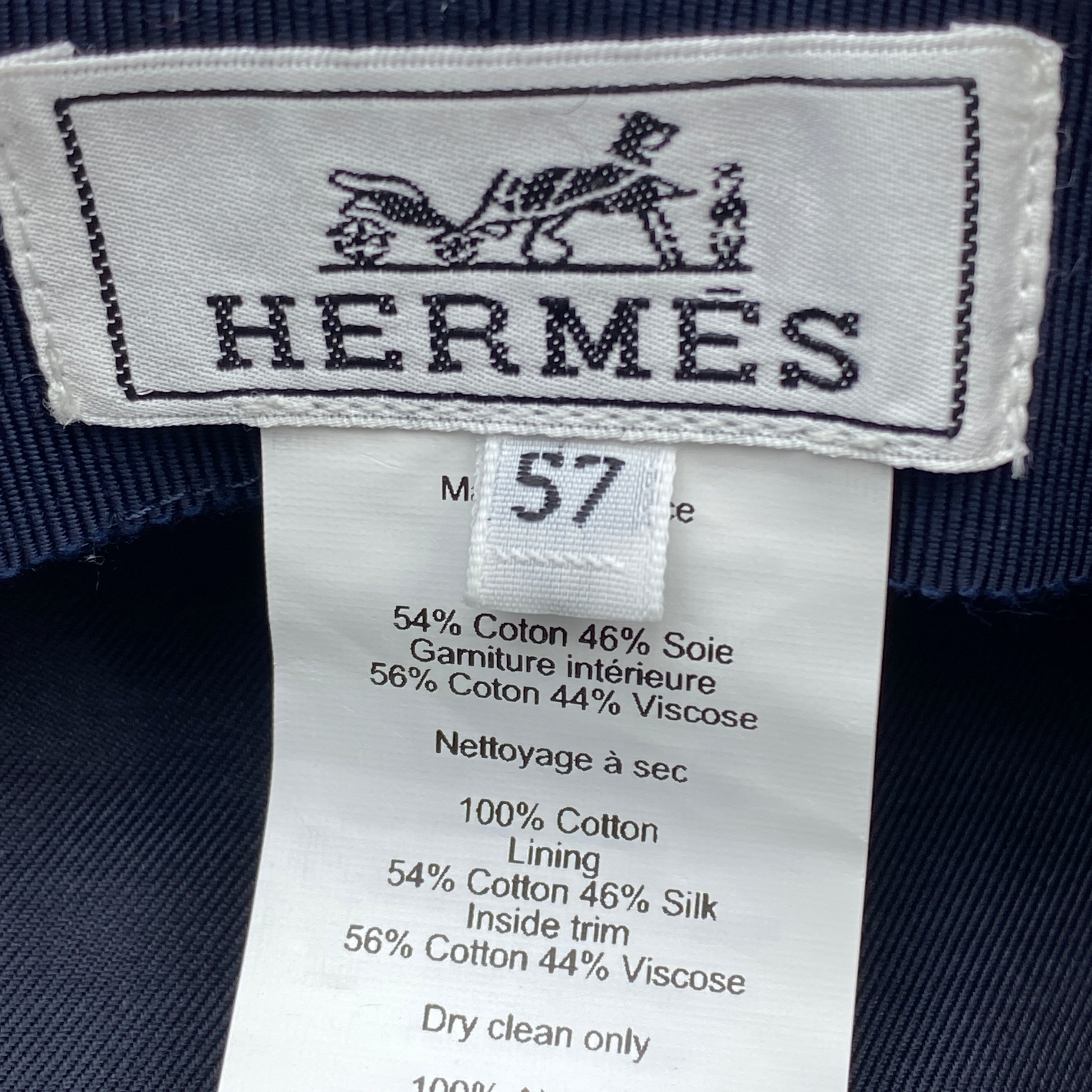 【送料無料】_ HERMES_（エルメス）_キャスケット _ ドーヴィル（ デニム）_中古品