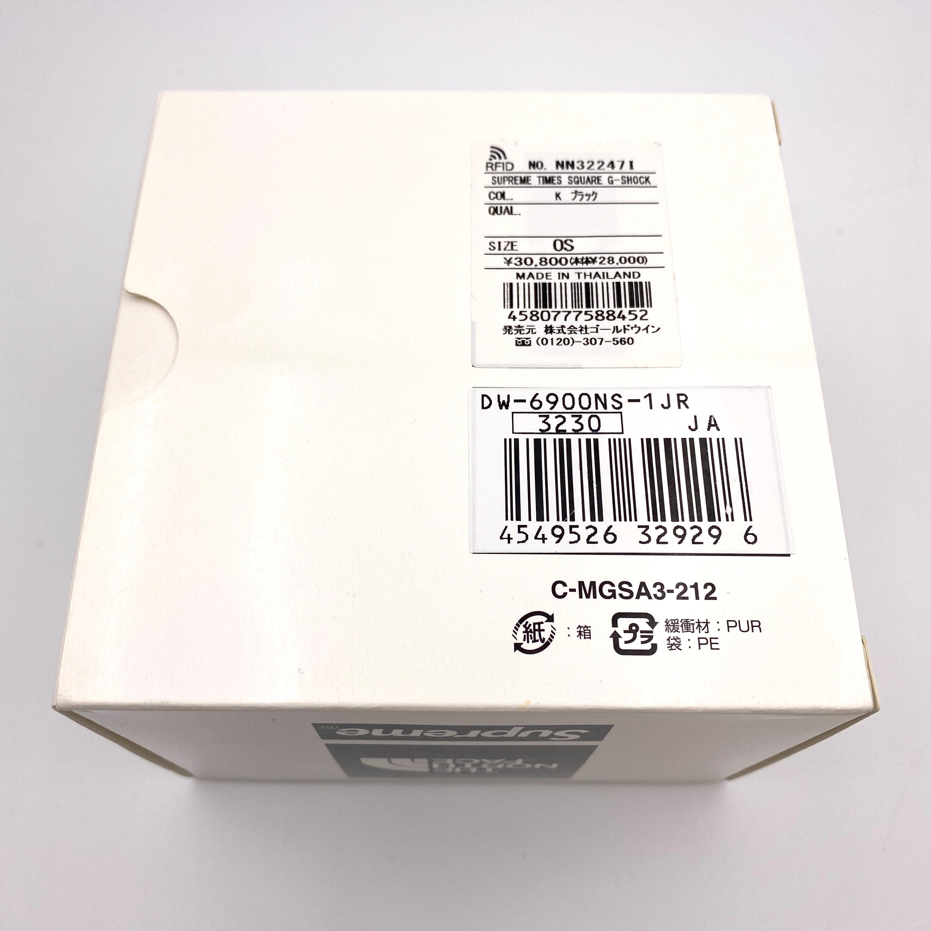 G−SHOCK _限定トリプルコラボ_Supreme×_THE NORTH FACE×_G-SHOCK _DW-6900NS-1JR_中古品