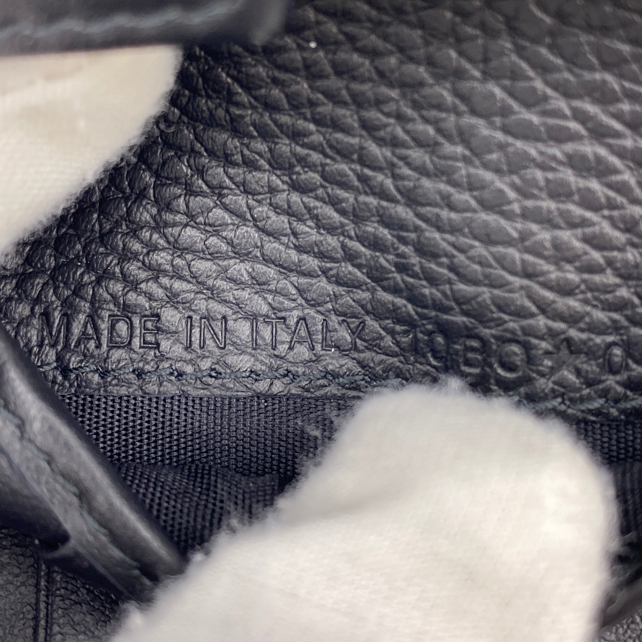 DIOR_（ディオール)_CD Icon_二つ折りウォレット_グレインドカーフスキン_中古品