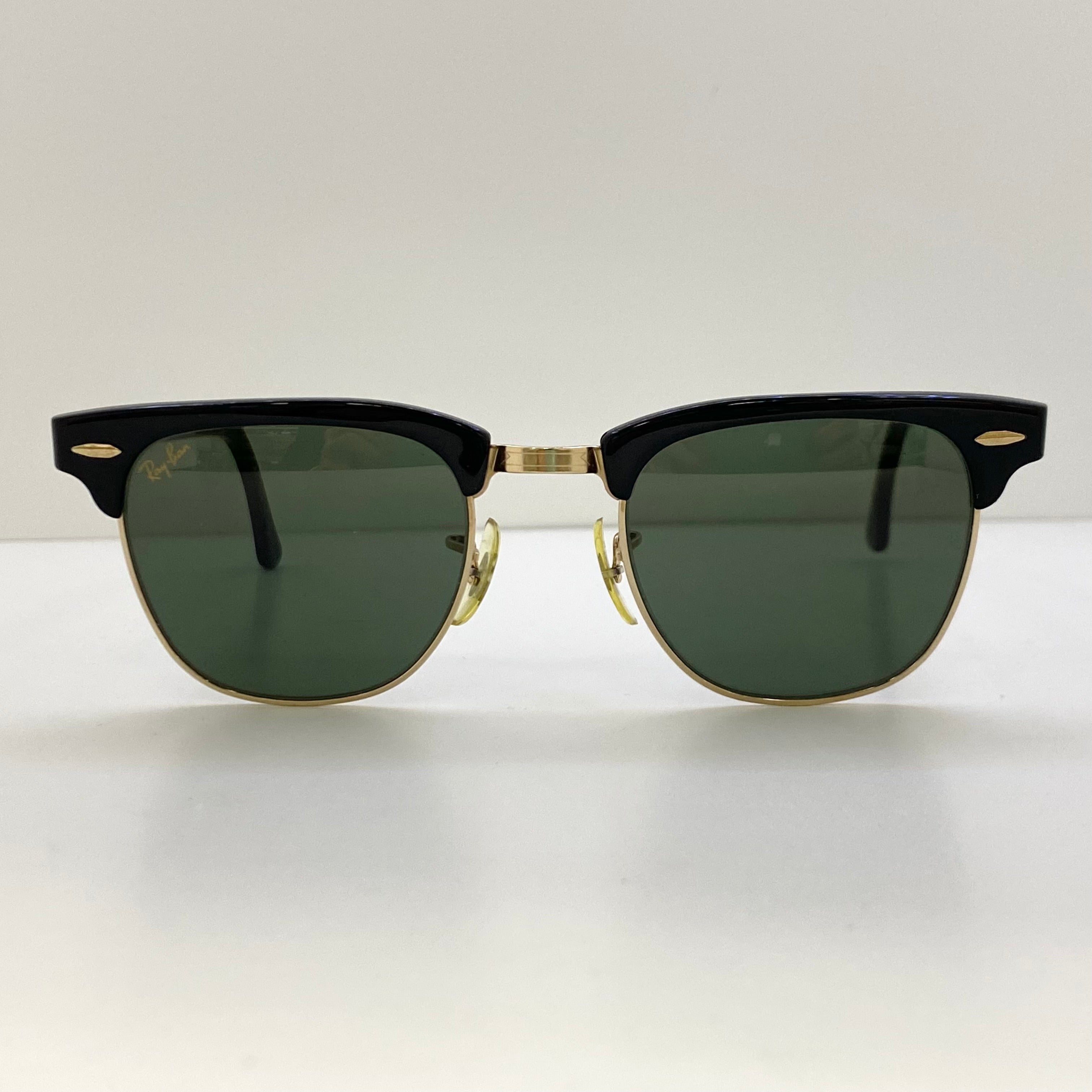 【送料無料】_ Ray−Ban _（レイバン）_ サングラス USA／B&L_ クラブマスターW0365_ 中古品