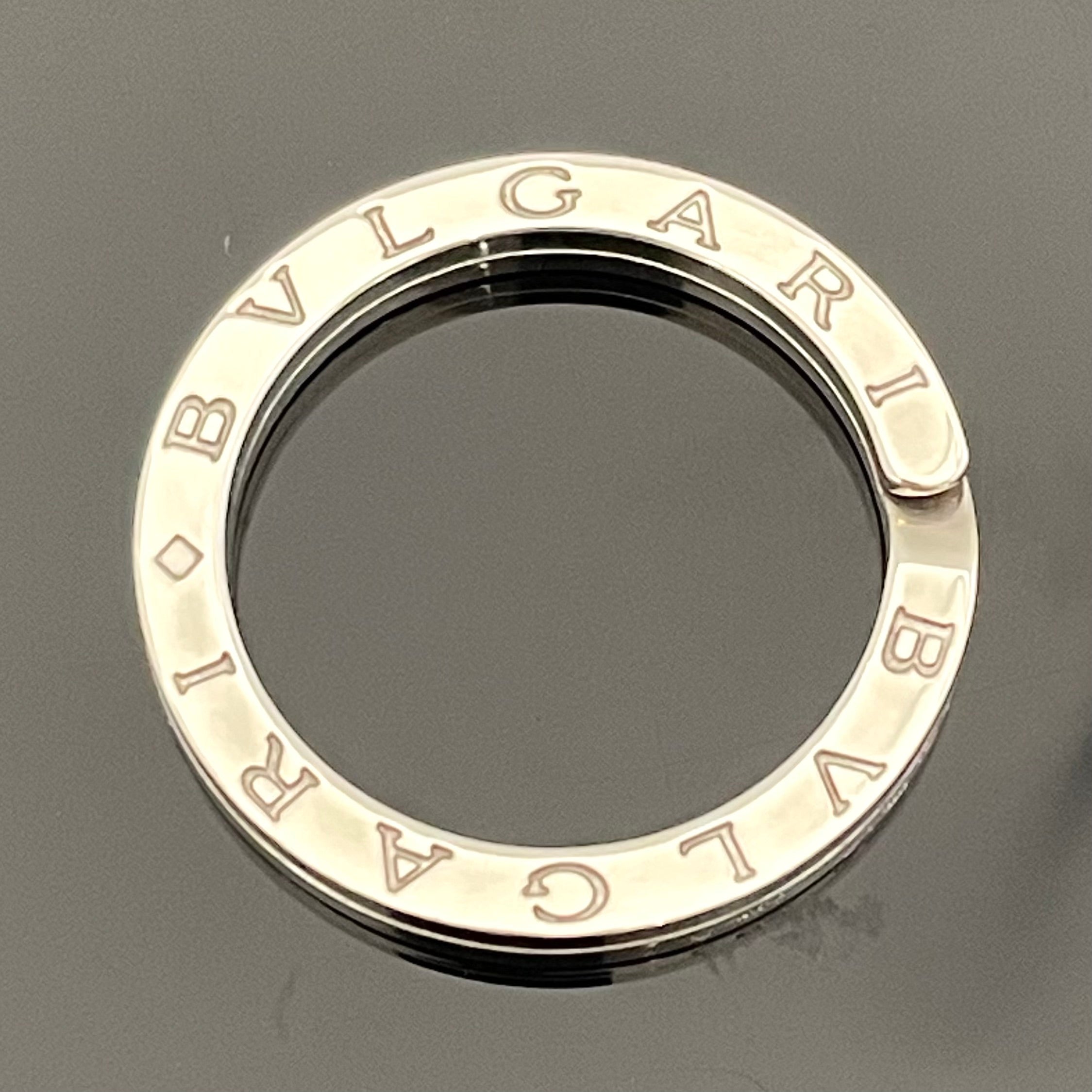 【送料無料】_ BVLGARI_（ブルガリ）_ブルガリブルガリ_ キーリング _スターリングシルバー _中古品