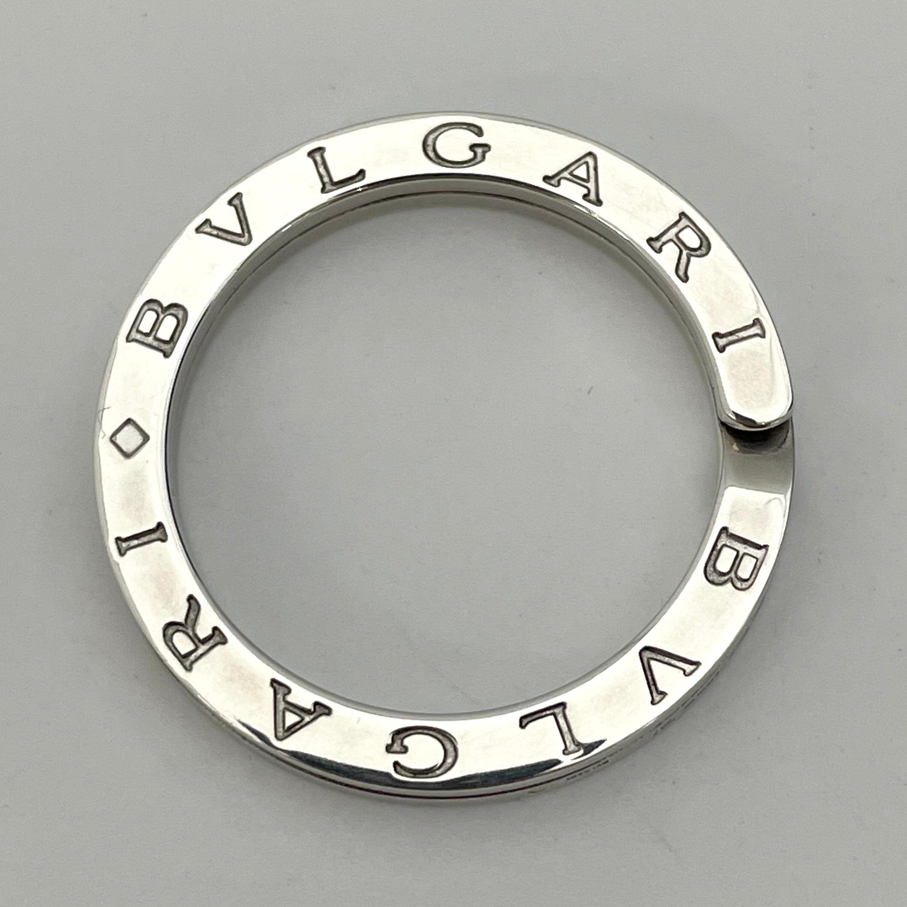 【送料無料】_ BVLGARI_（ブルガリ）_ブルガリブルガリ_ キーリング _スターリングシルバー _中古品
