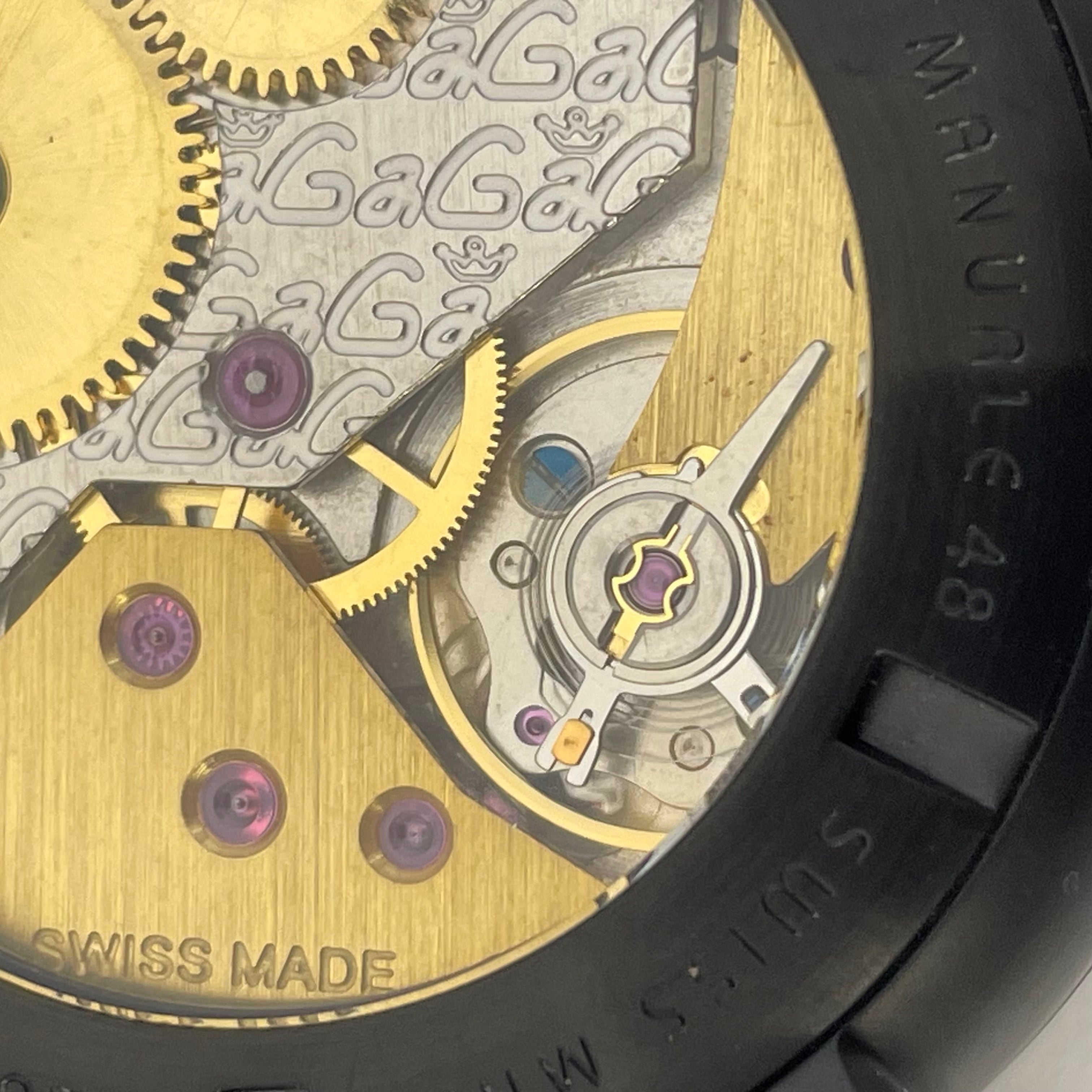 【送料無料】_ GaGa MILANO _（ガガミラノ）_MANUALE 48MM_ EVANGELION初号機モデル _中古品
