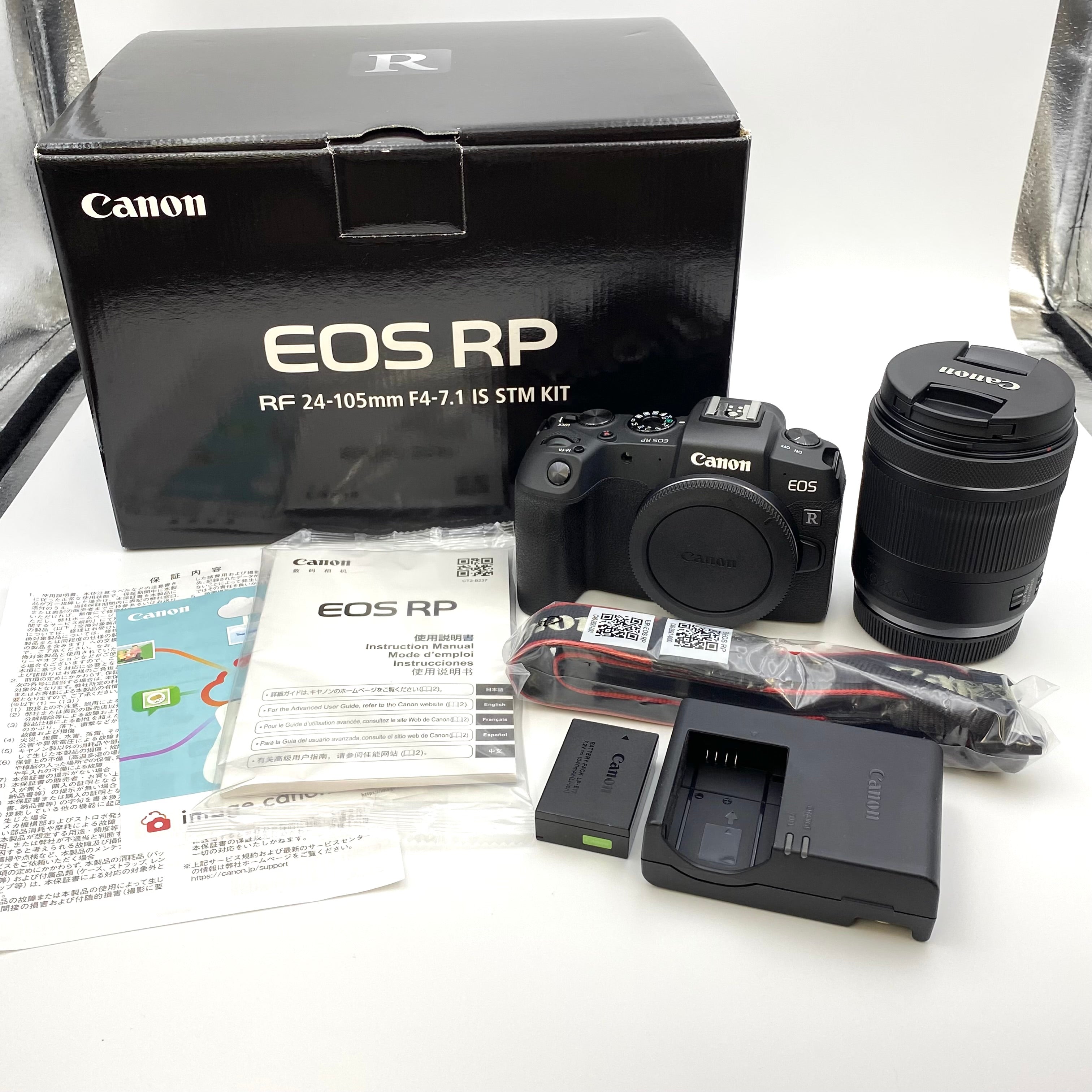 【送料無料】_Canon_（キヤノン）_EOS RP ミラーレスカメラ_RF24-105mm F4-7.1 IS STM KIT _レンズキット_中古品