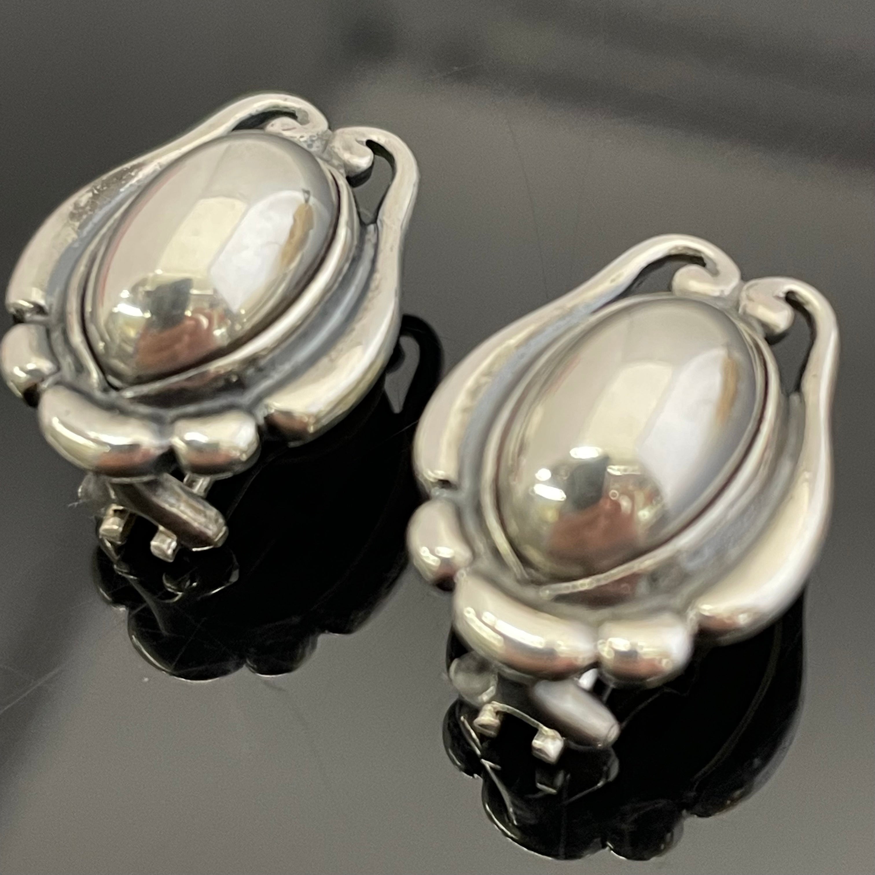 【送料無料】_GEORG JENSEN_（ジョージジェンセン）_2009 ヘリテージ_SV925イヤリング_ 中古品