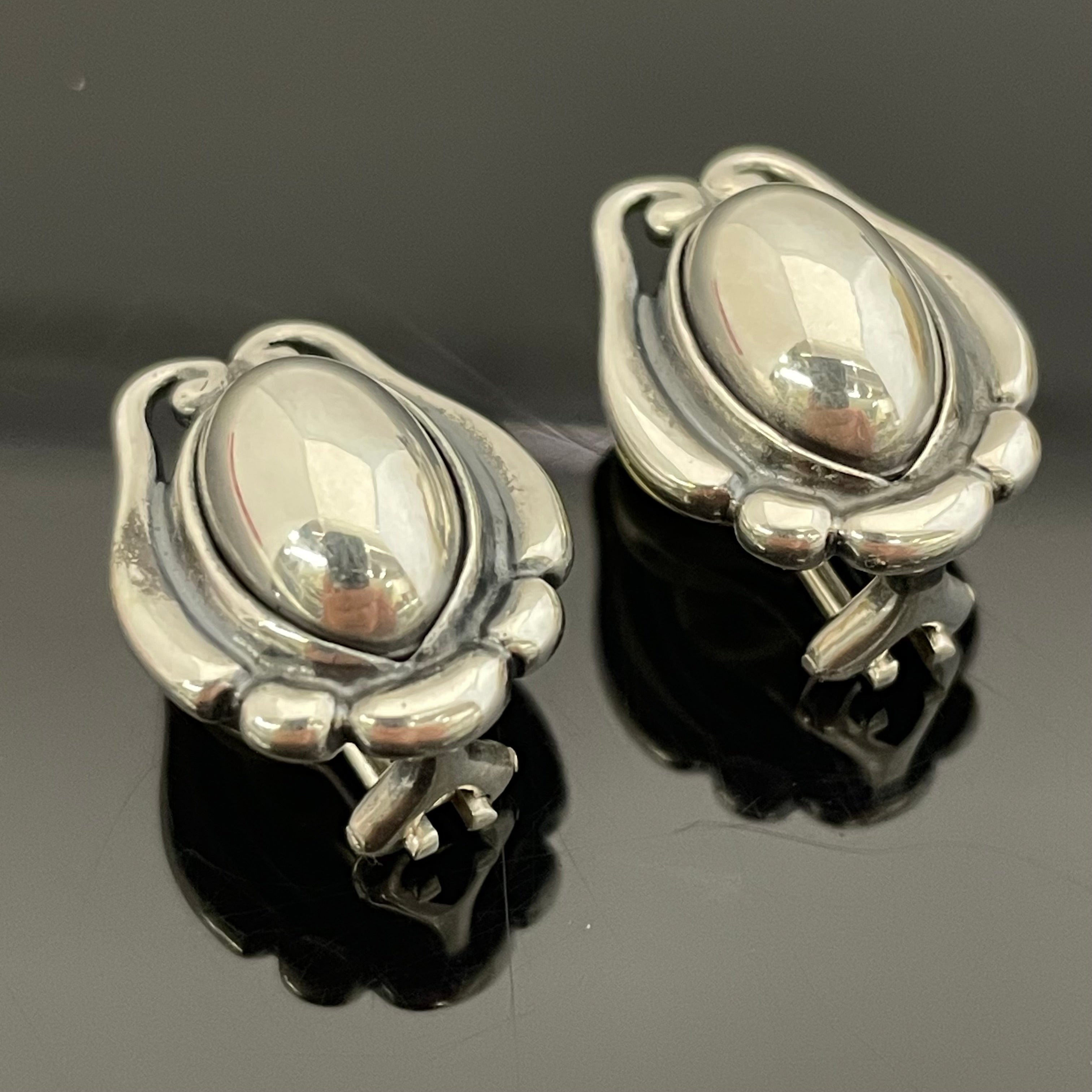 【送料無料】_GEORG JENSEN_（ジョージジェンセン）_2009 ヘリテージ_SV925イヤリング_ 中古品